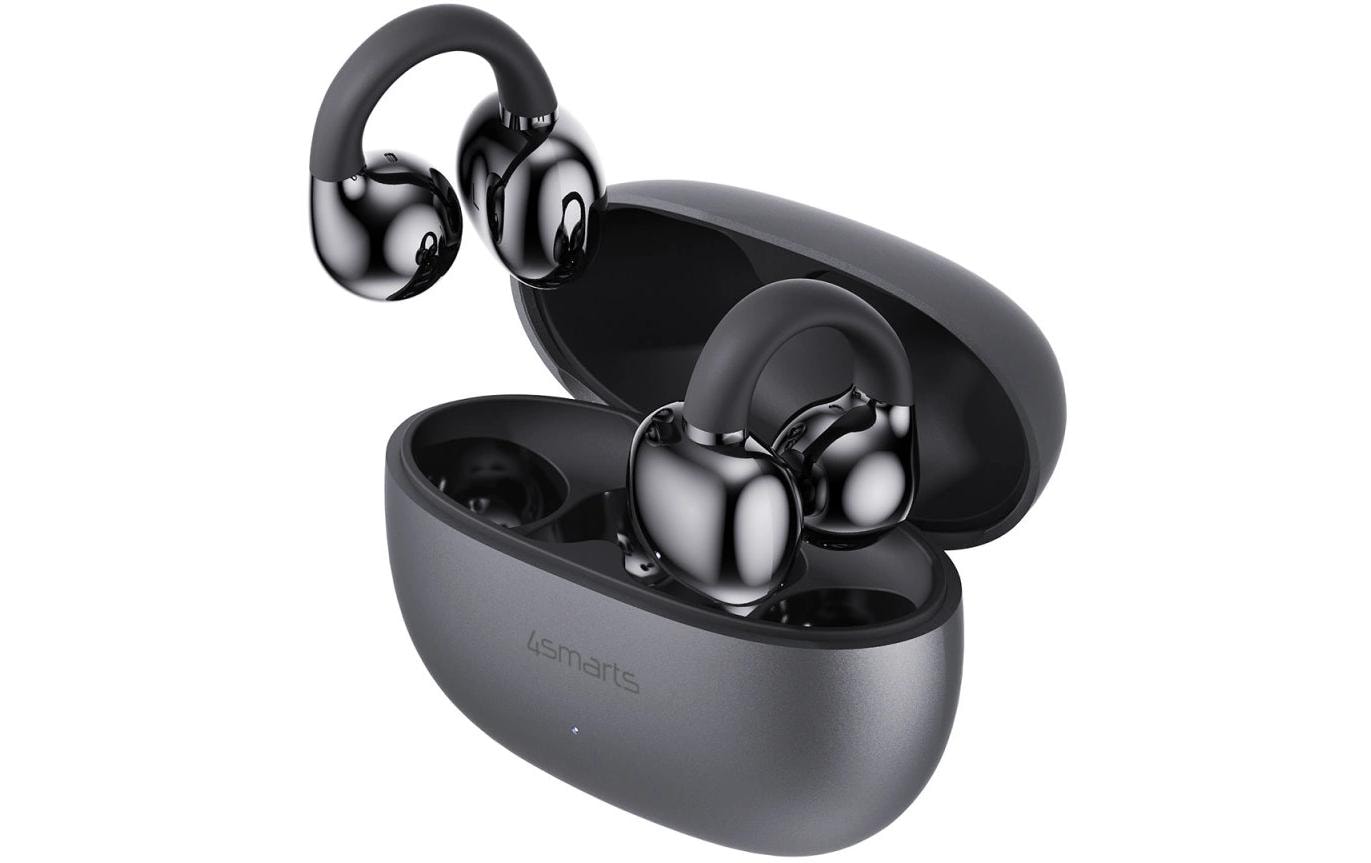 4smarts Kopfhörer Open Ear BT SkyBuds Clip Spacegrau