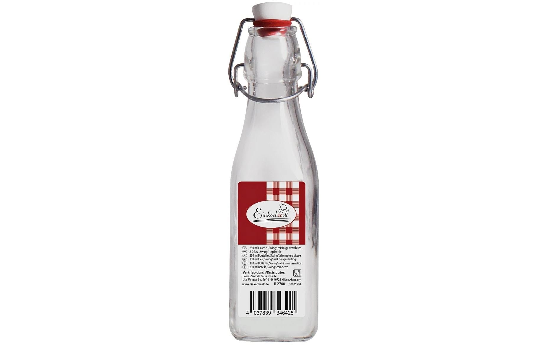 Einkochwelt Bügelflasche Swing 1 Stück, 250 ml