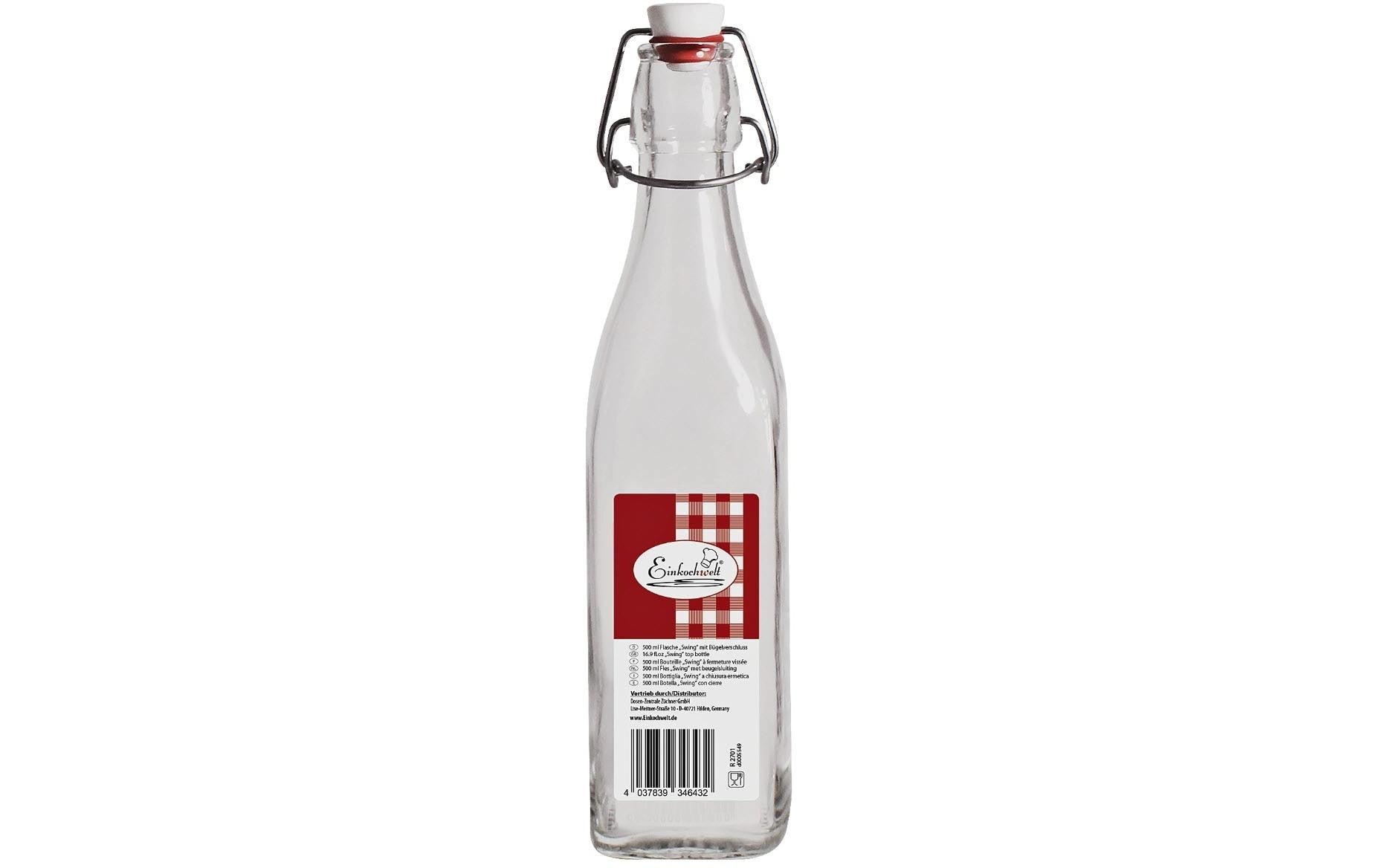 Einkochwelt Bügelflasche Swing 1 Stück, 500 ml