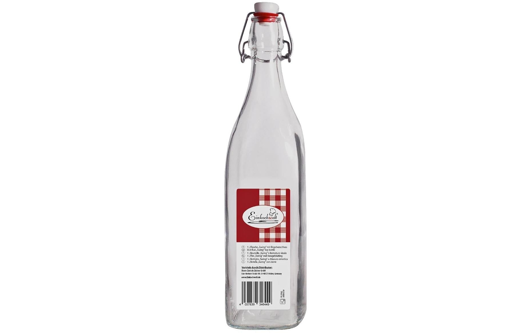 Einkochwelt Bügelflasche Swing 1 Stück, 1000 ml