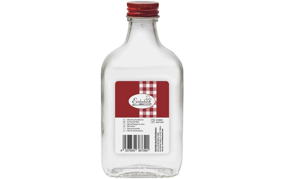 Einkochwelt Flachmann 1 Stück, 200 ml