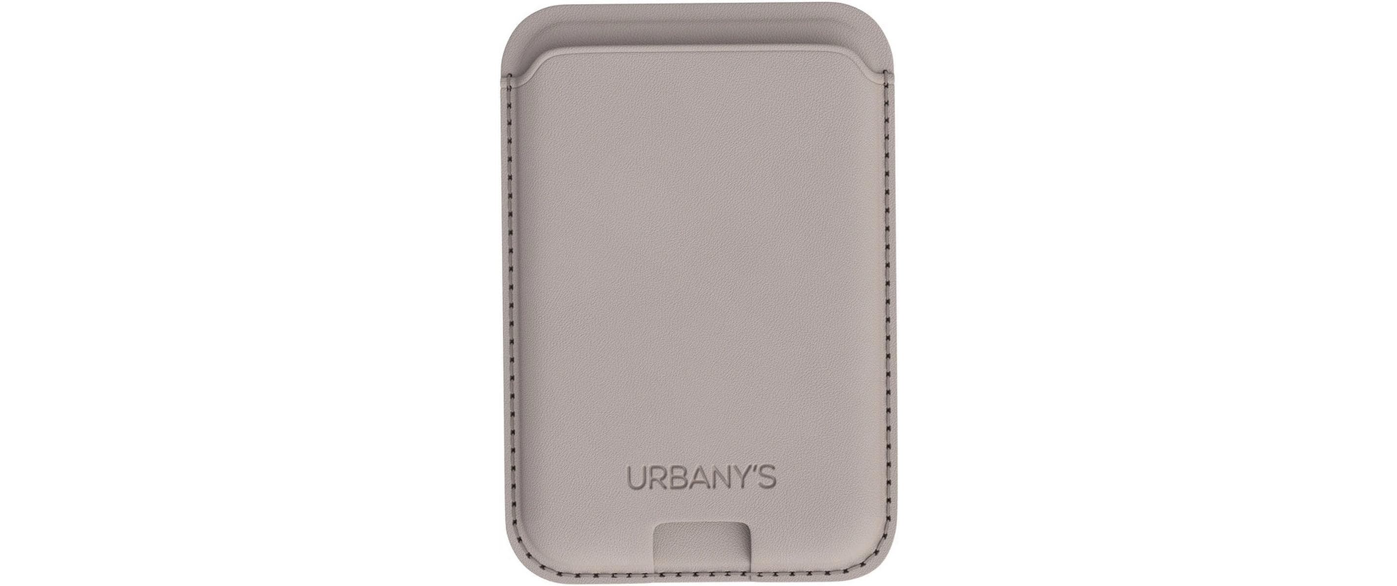 Urbanys CARD HOLDER TAUPE Magsafe, Vegan Leather