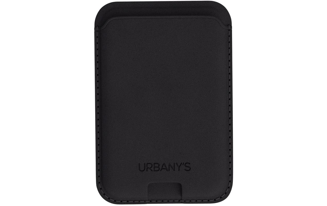 Urbanys CARD HOLDER BLACK Magsafe, Vegan Leather