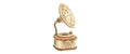 Robotime Gramophone 3D-Puzzle aus lasergeschnittenen Holzteilen