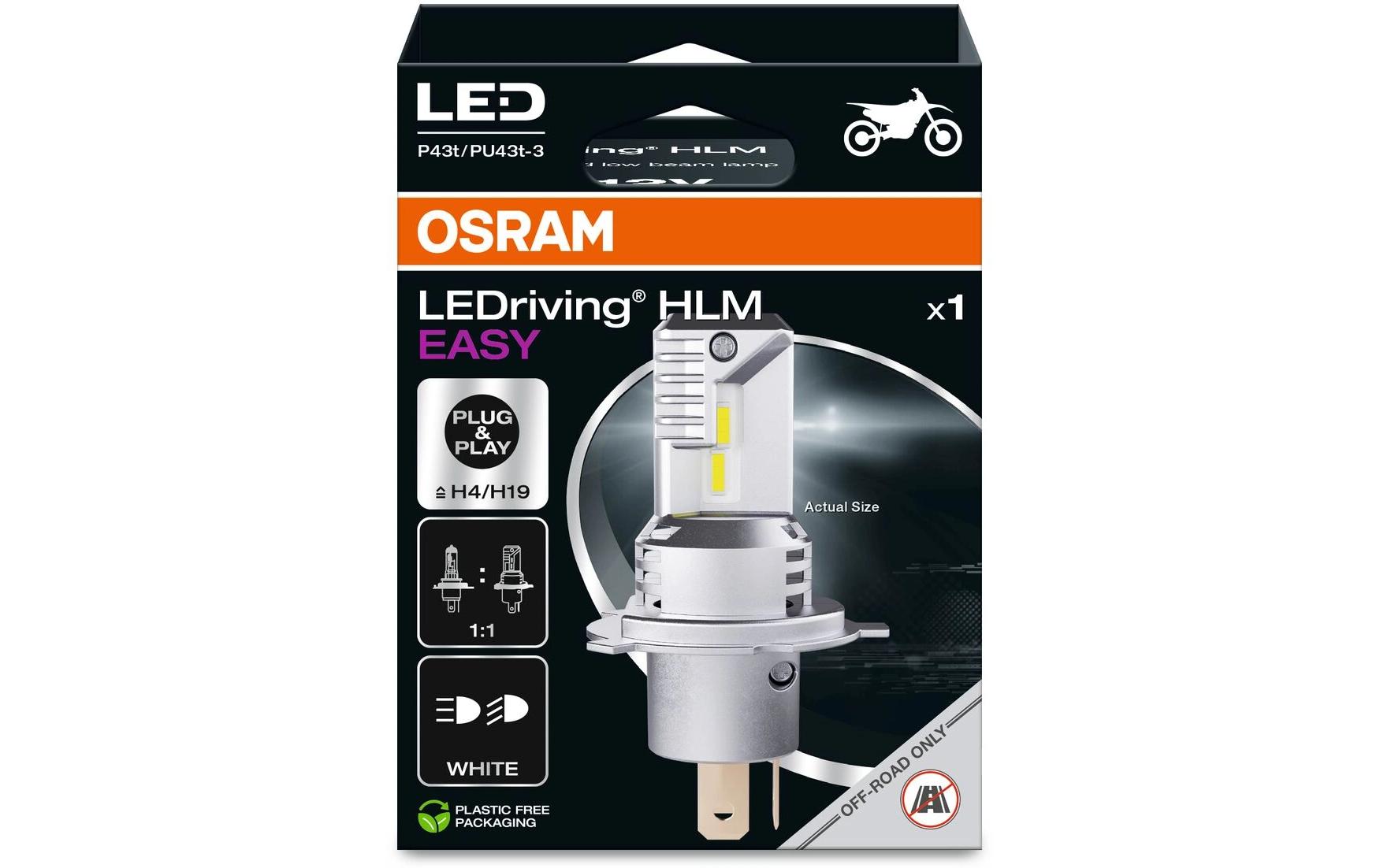 OSRAM LEDriving Off-Road LED Retrofit Easy H4/H19/12V/13W