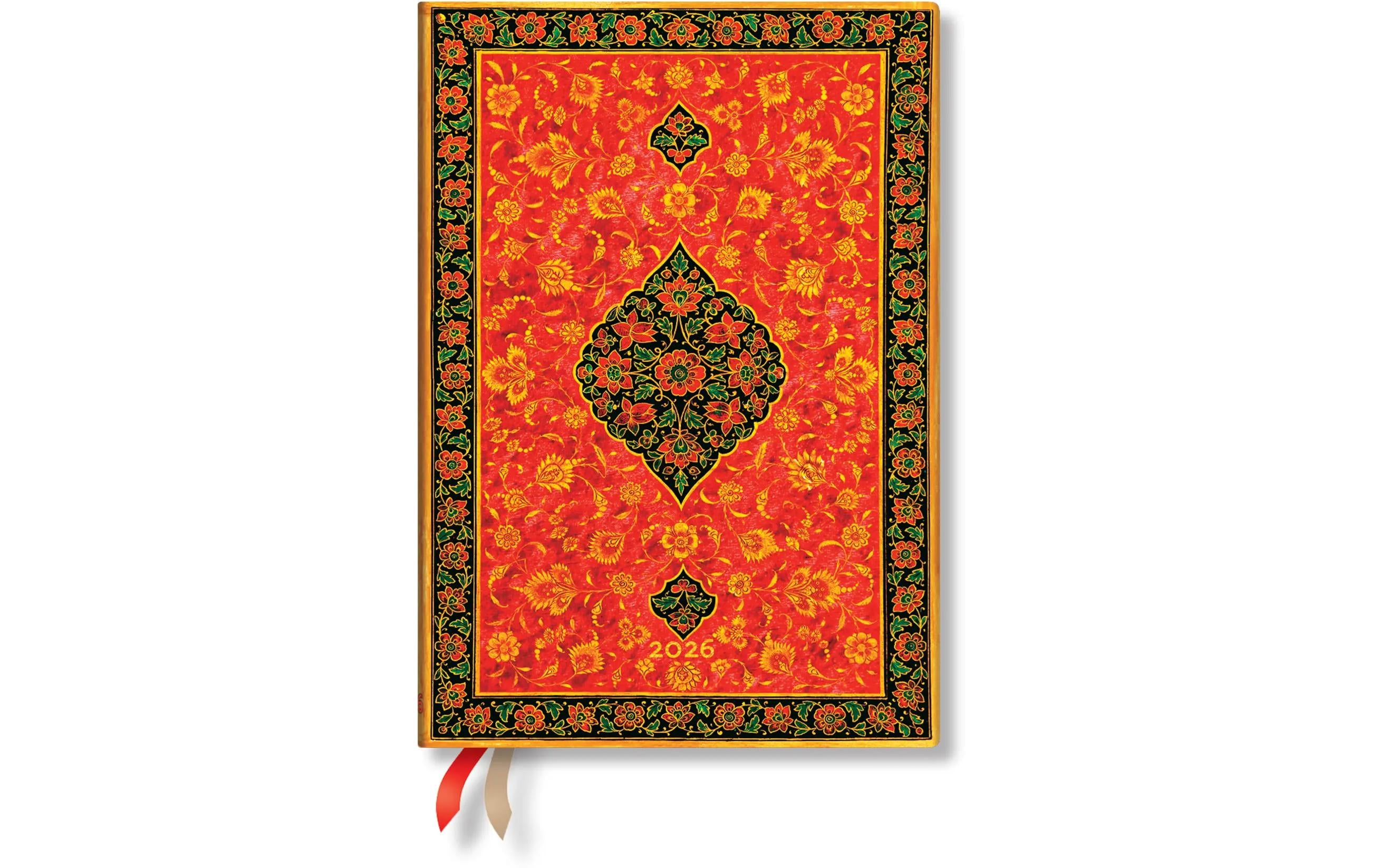 Paperblanks Tagesagenda Leila Midi, 1T/1S, 416 Seiten, 2026