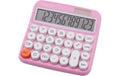 Genie Tischrechner 612P pink 12-stelliger Display