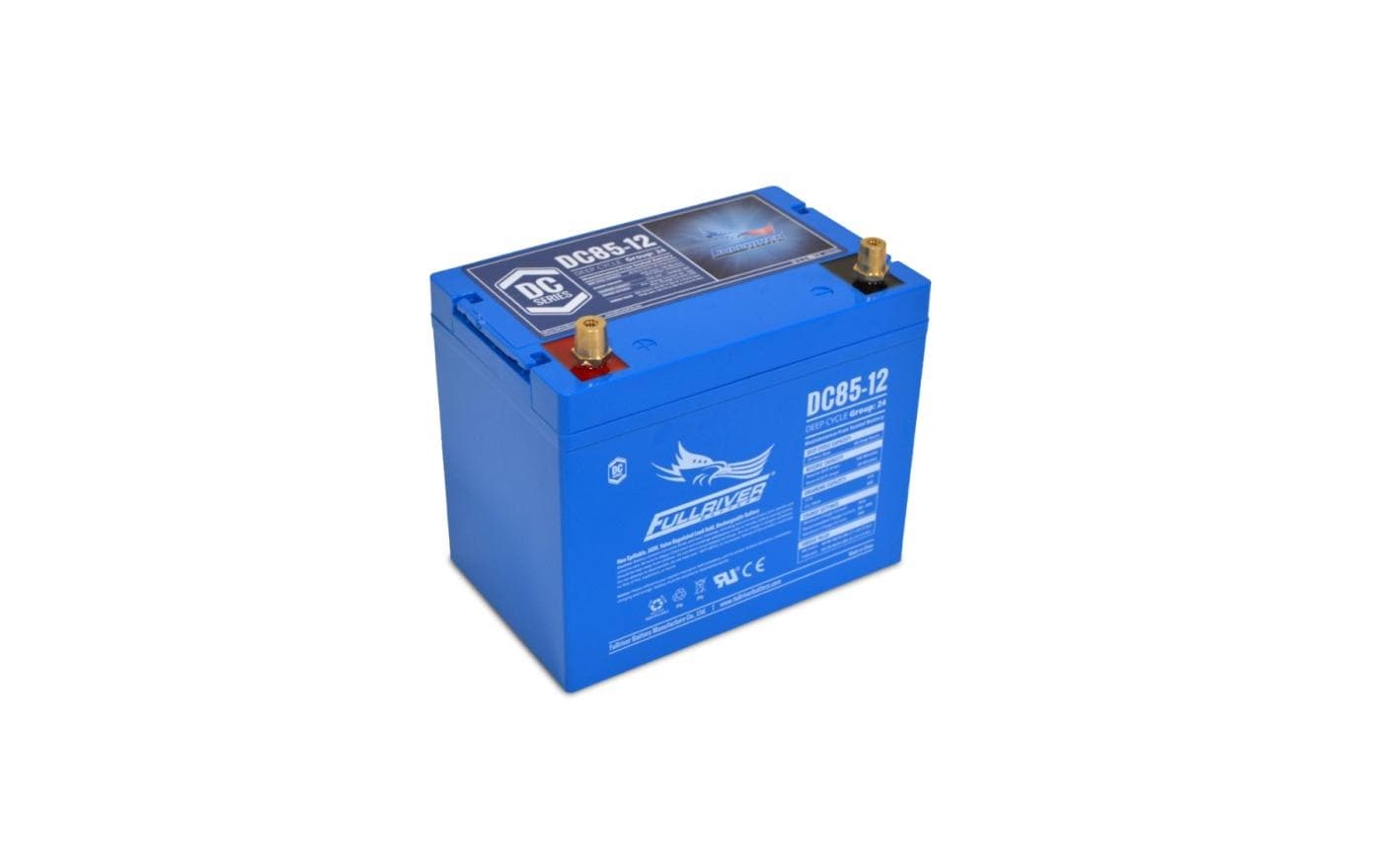 Fullriver AGM Deep Cycle 12V 85Ah Mass: 260 x169 x215mm  25.1kg