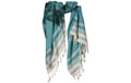 Foutastic Strandtuch Diamond Petrol 60% Baumw., 40% Polyest., 90 x 170 cm