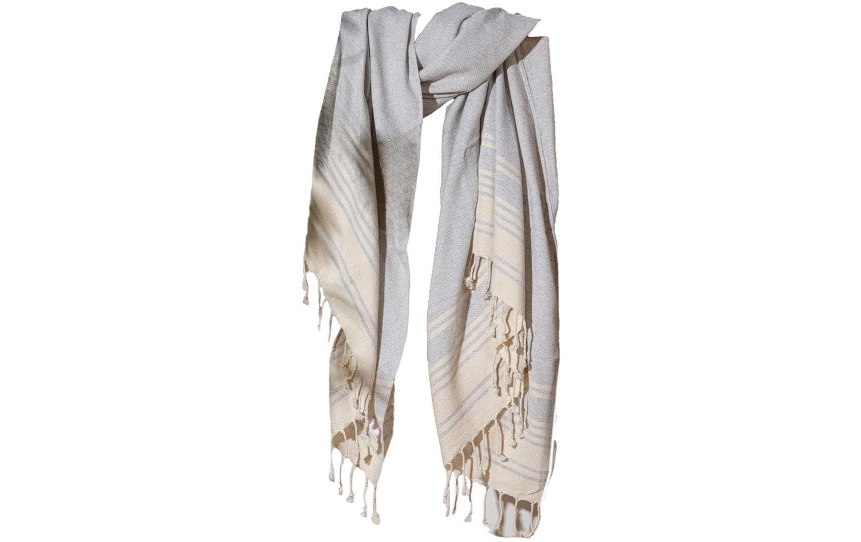 Foutastic Strandtuch Diamond Grey 60% Baumw., 40% Polyest., 90 x 170 cm