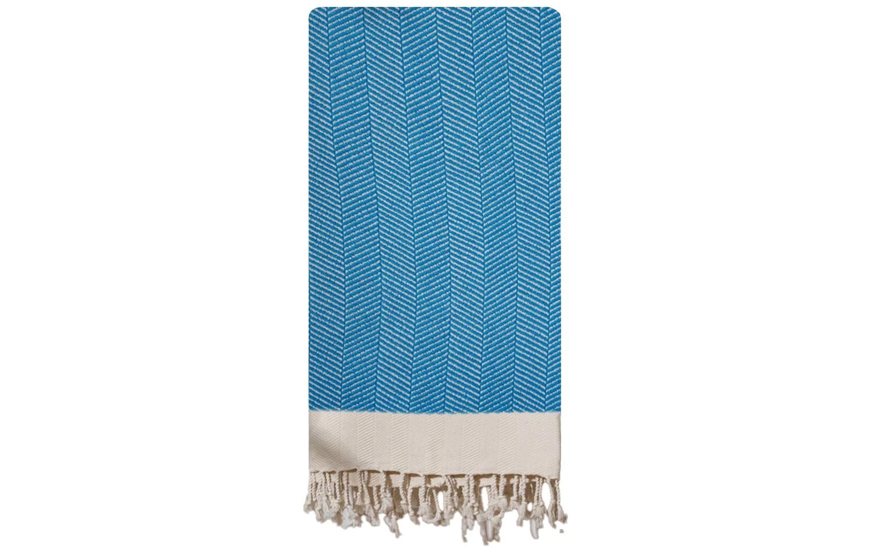 Foutastic Strandtuch Baliksirti Turquoise 90% Baumw., 10% Polyest., 90 x 180 cm