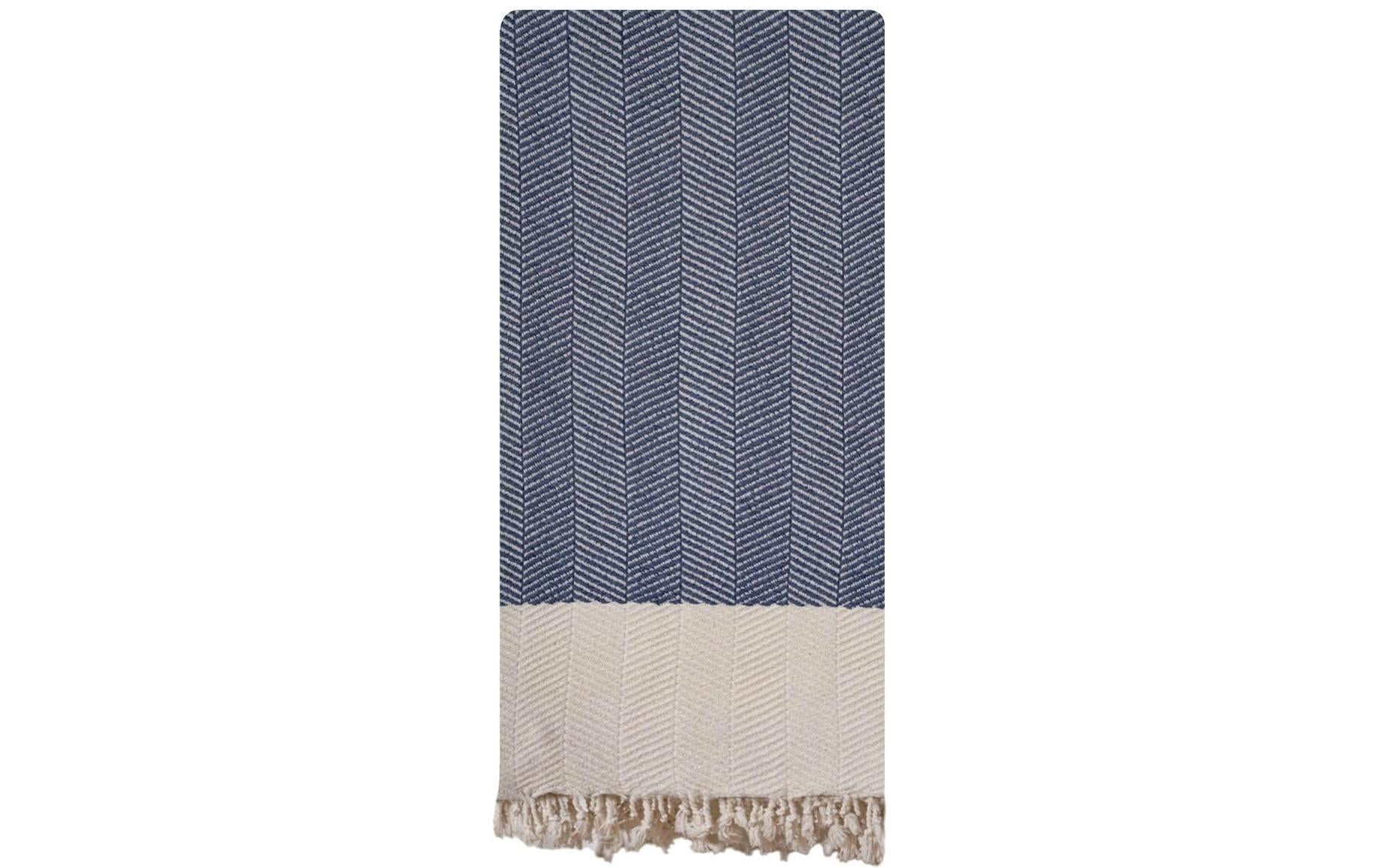 Foutastic Strandtuch Baliksirti Indigo Blue 90% Baumw., 10% Polyest., 90 x 180 cm
