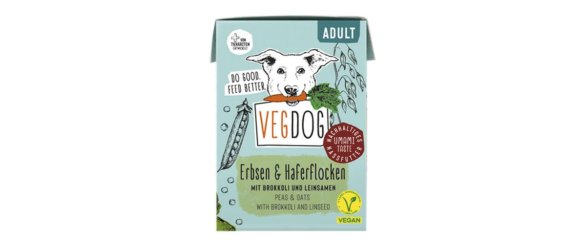 Vegdog Adult Erbsen+Haferflocken 200g TetraPak