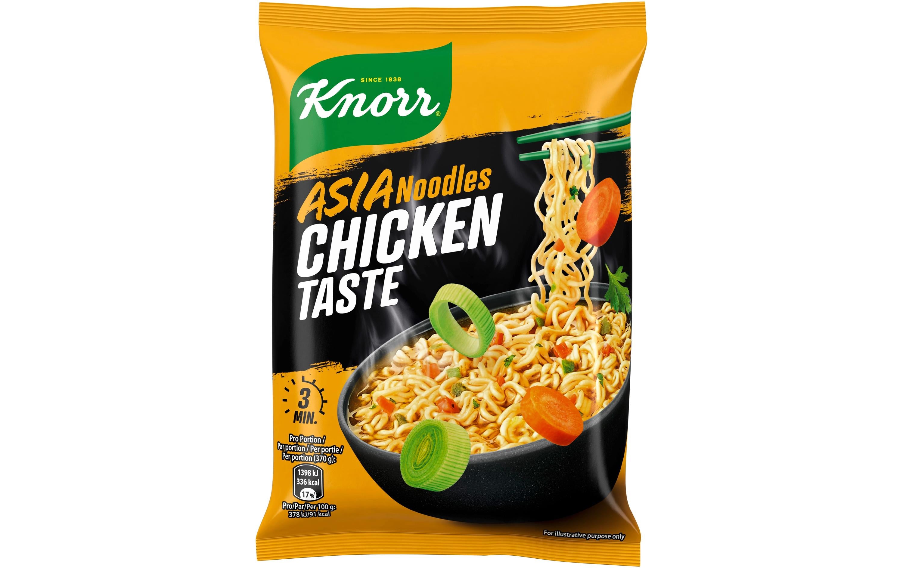 KNORR Asia Noodles Chicken Trio 3 Portionen