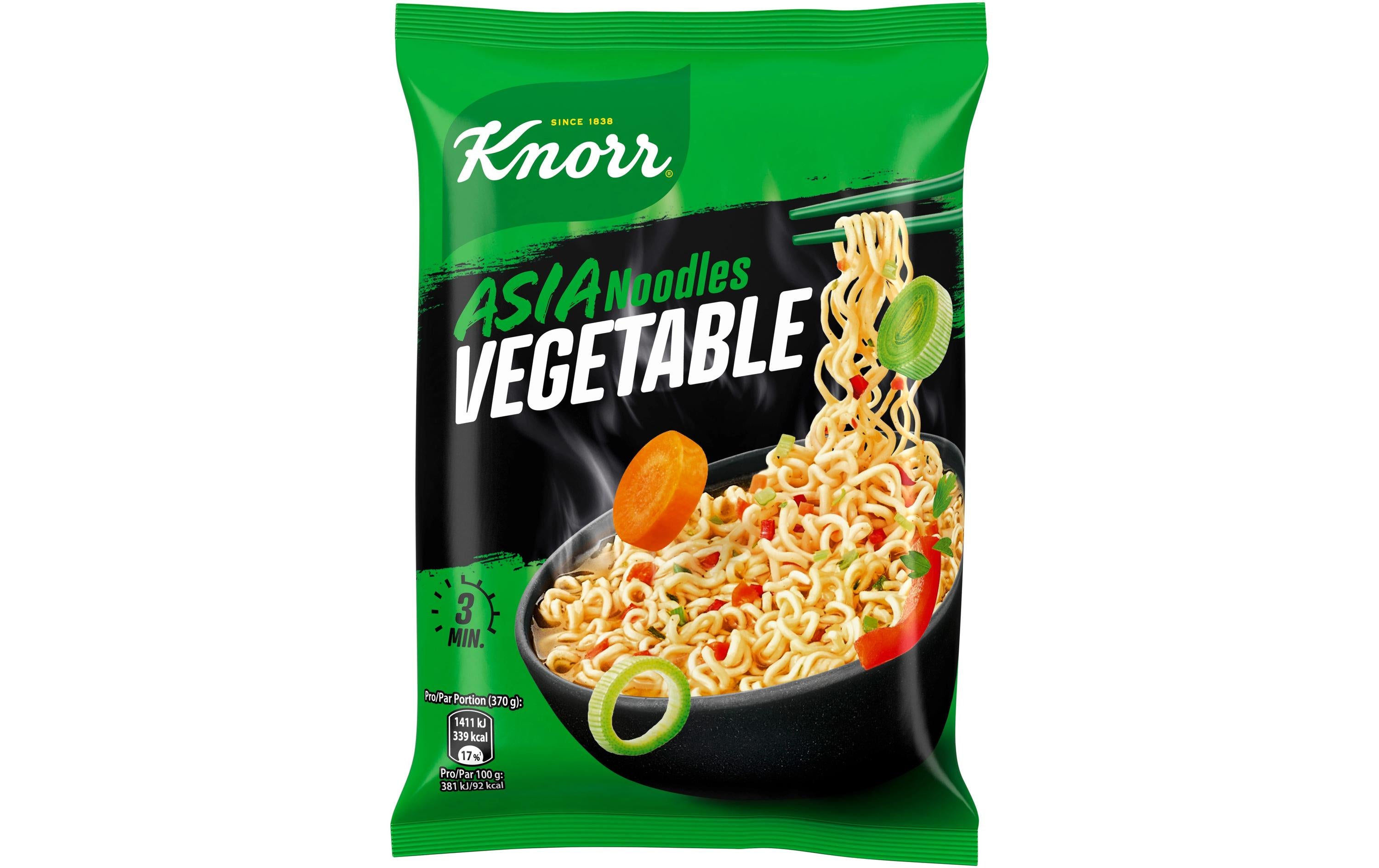 KNORR Asia Noodles Vegetable Trio 3 Portionen