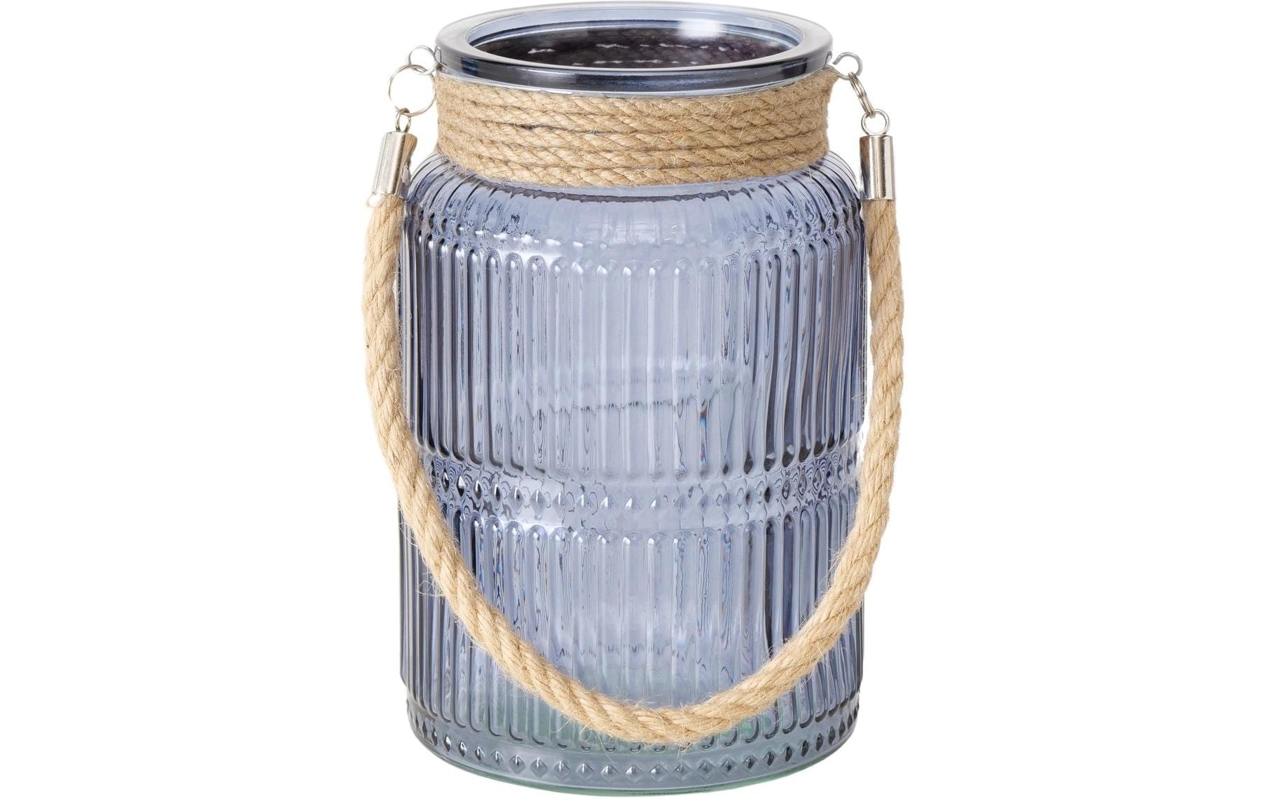 Boltze Windlicht Sunio Blau