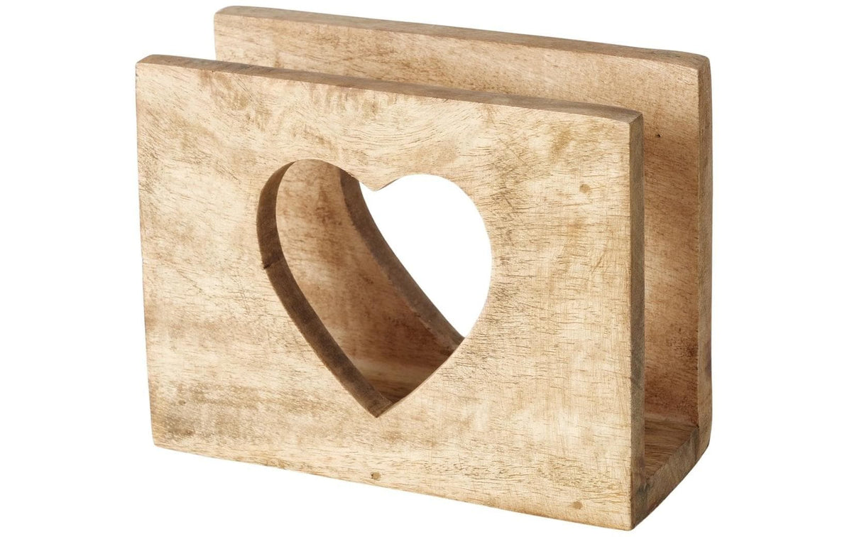 Boltze Serviettenhalter Lilea Mangoholz, 13x5.4x10.3 (LxBxH)