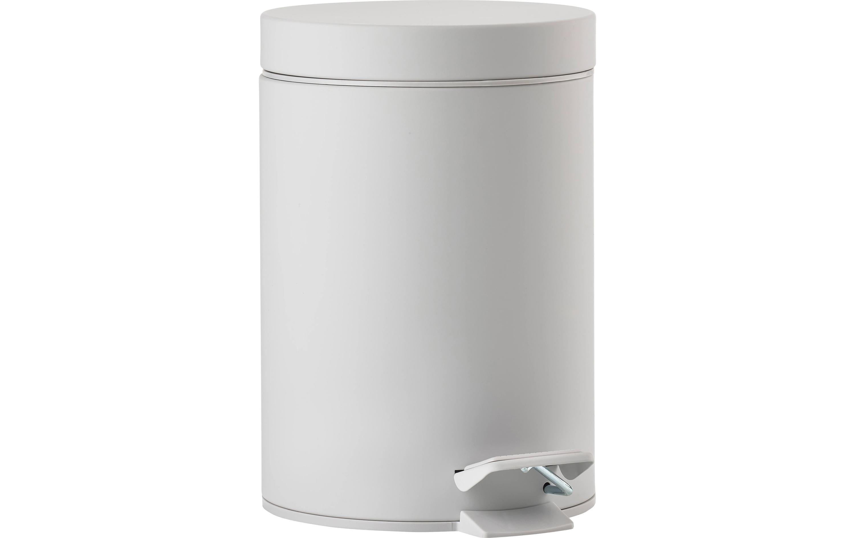 Zone  Solo Pedaleimer Dia 17 x 25 cm 3 Liter Soft Grey