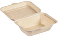Duni Box Hinged Bagasse braun 600ml, 50 Stk. Mit Deckel