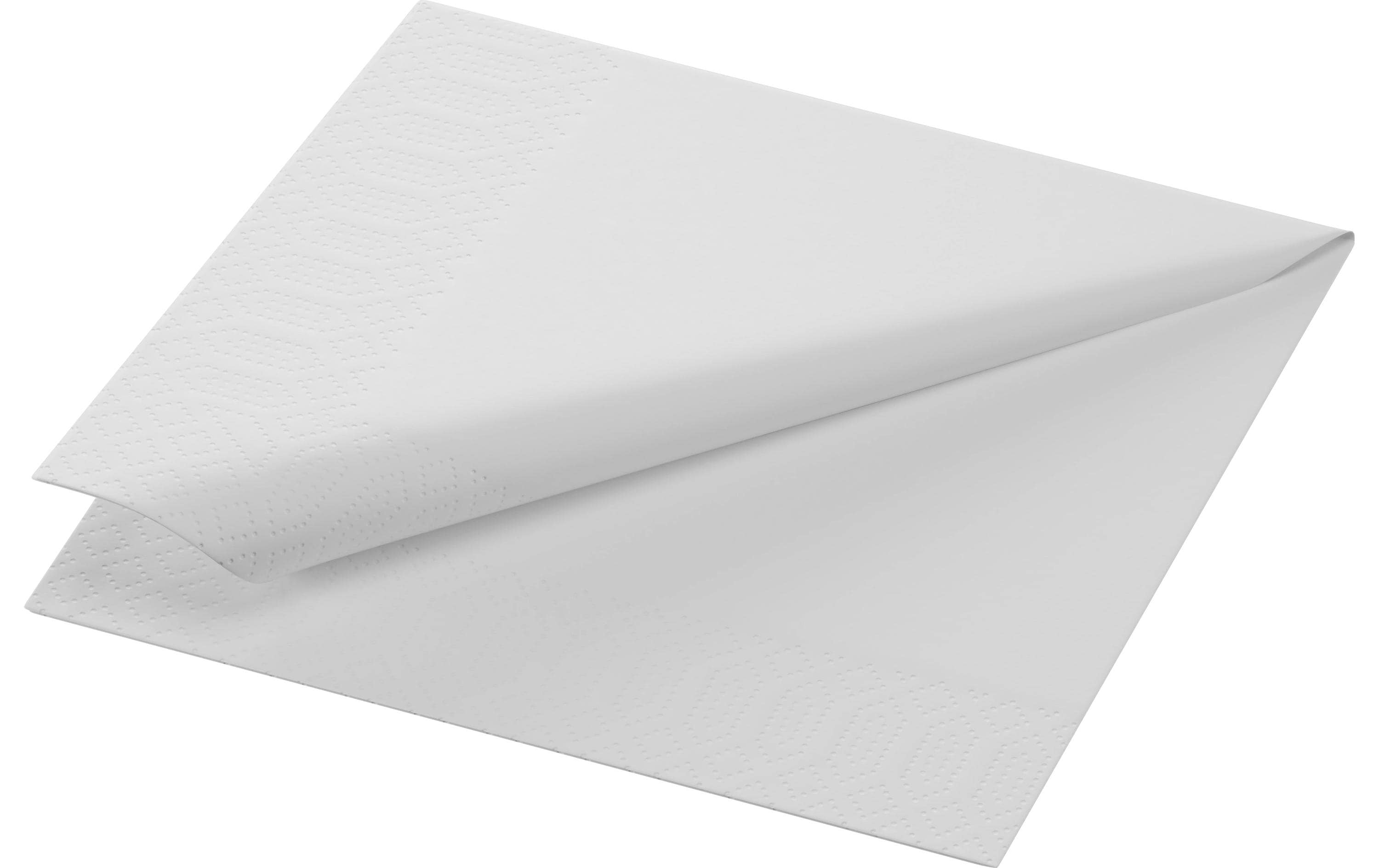 Duni Servietten 3-lagig weiss 24x24cm, 250 Stk.