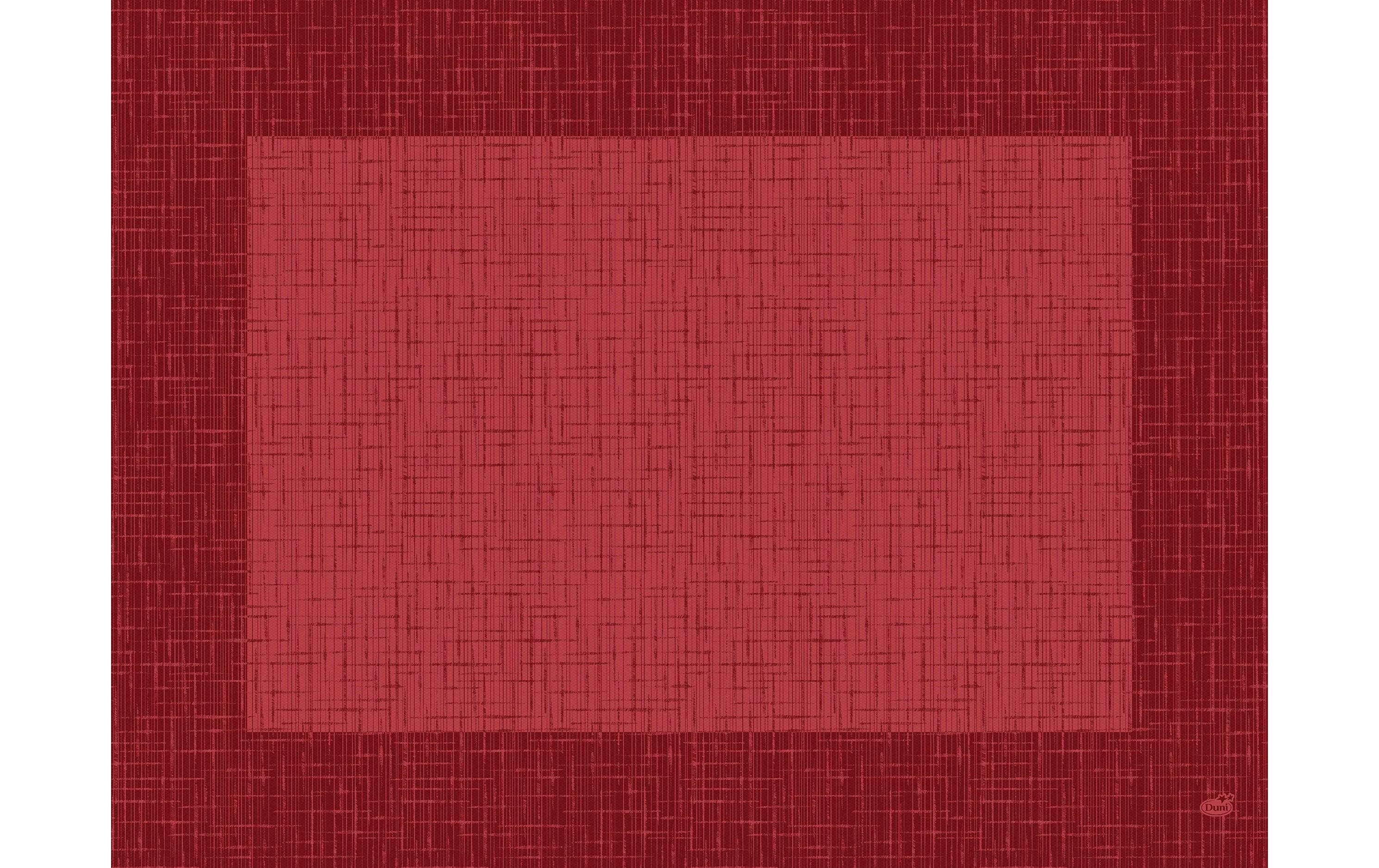 Duni Tischset Bio DC Linnea bordeaux 30x40cm, 100 Stk.