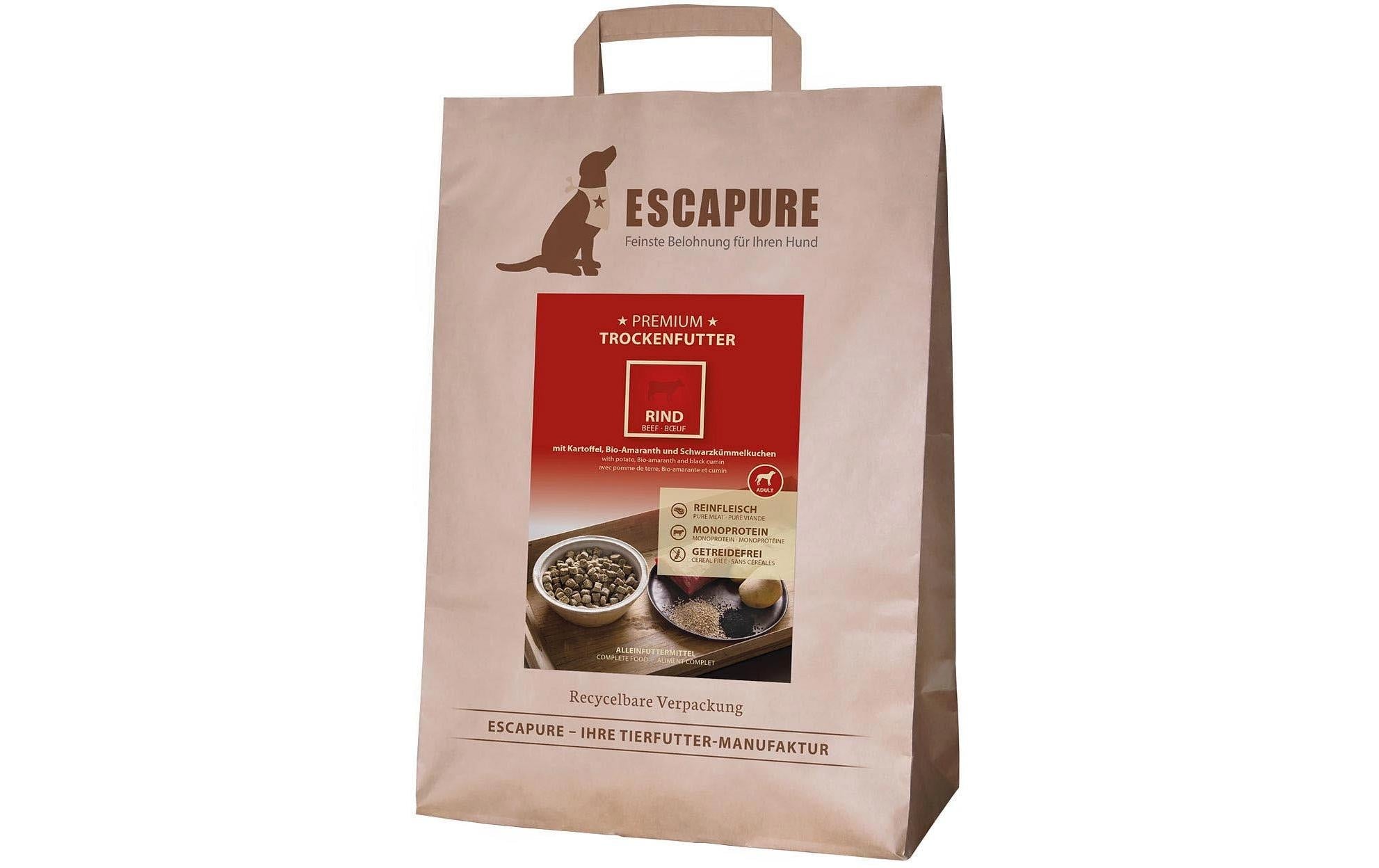Escapure Trockenfutter Premium Rind 4kg