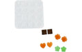 Reslin Giessform Silikon Ohrringe 12,5cm x 12,7cm x 0,5cm