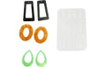 Reslin Giessform Silikon Ohrringe 18,4cm x 12,7cm x 0,4cm