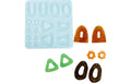 Reslin Giessform Silikon Ohrringe 12,7cm x 13cm x 0,7cm