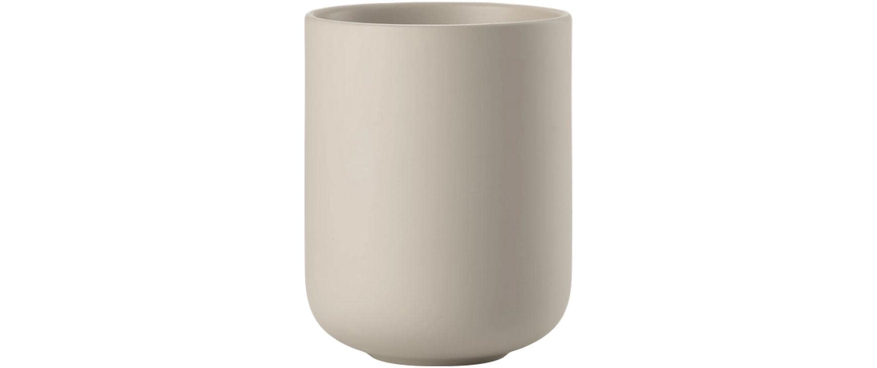 Zone  Sensu Zahnbürstenbecher Dia 7,4 x 9,5 cm Sand
