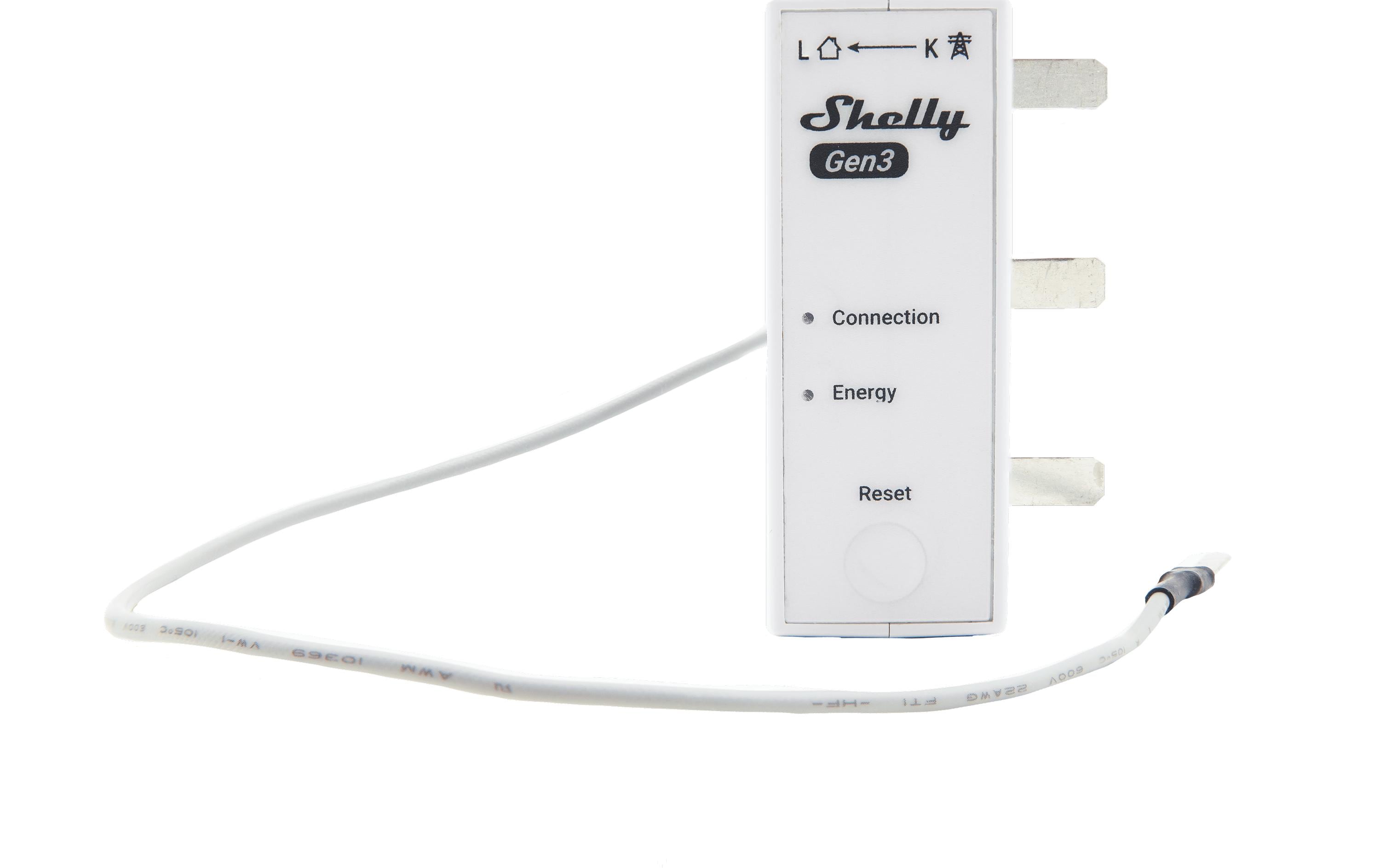 Shelly EM WiFi-Energy Meter 3P  63A Wire Gen3