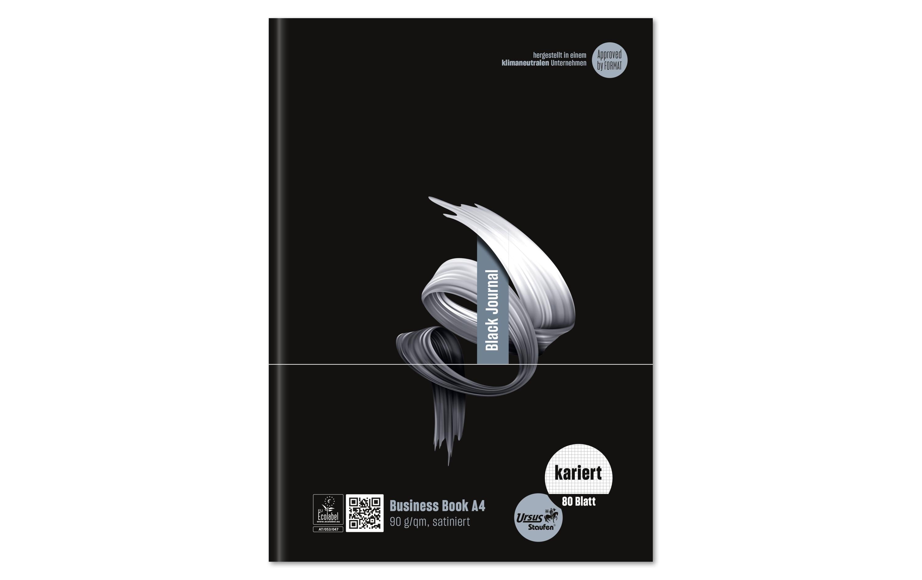 Ursus Advanced Geschäftsbuch A4, 80 Blatt, 5mm kariert, 4-Loch, 90g