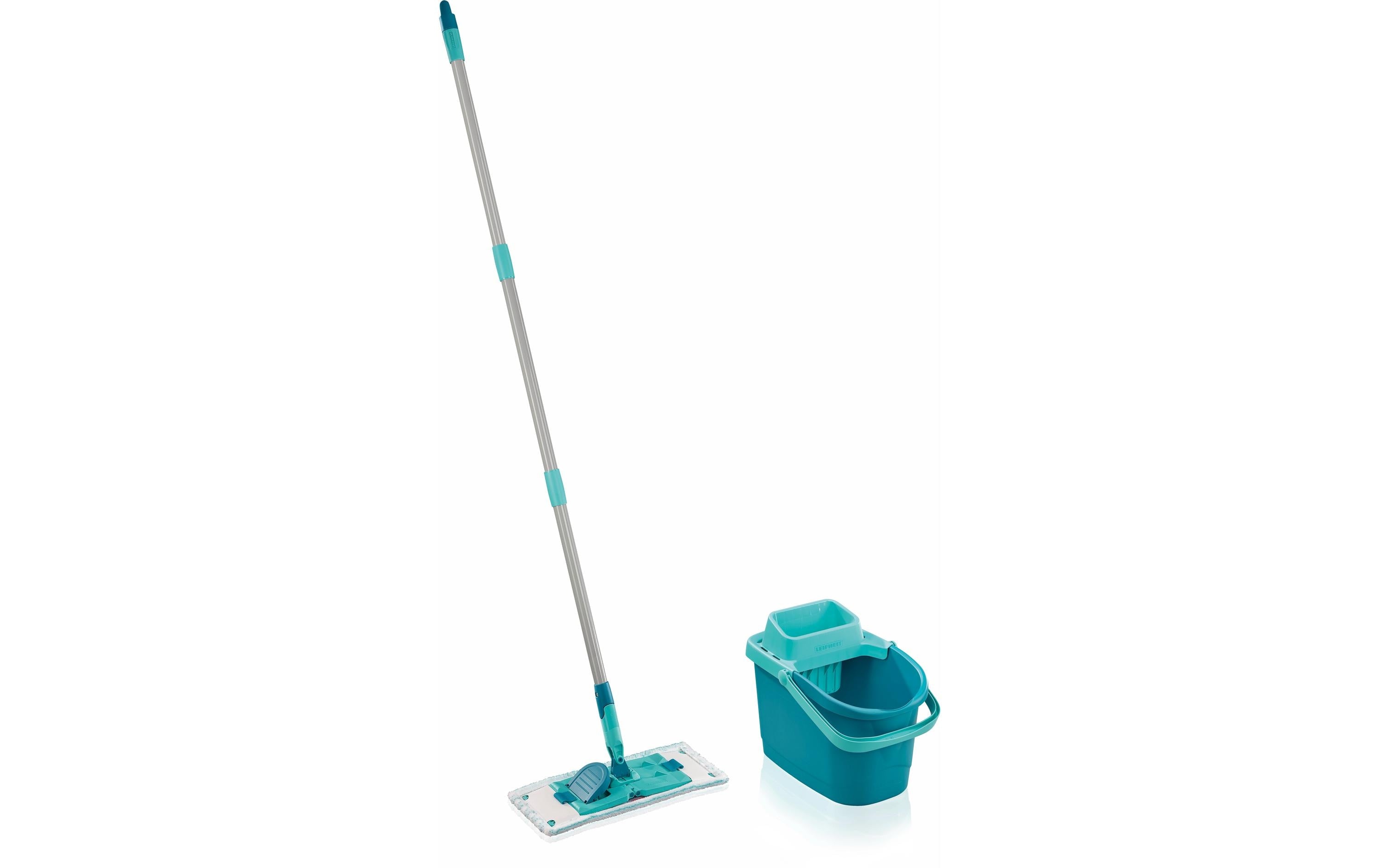 Leifheit Bodenwischer Power Clean M Bodenwischer, Bezug, Eimer, Auspresssieb