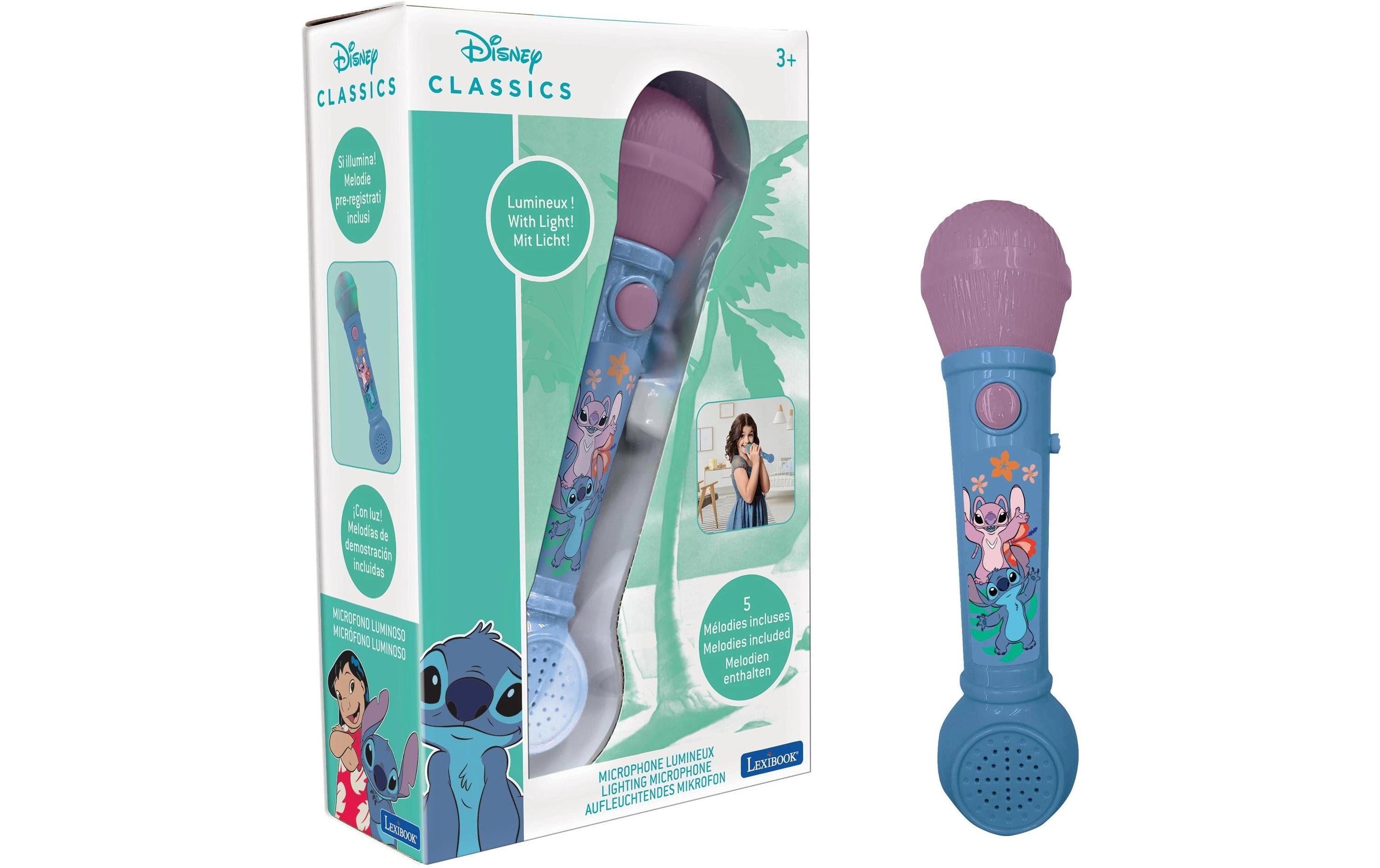 Stitch Microphone with Melodies, Light &  Sound Effects