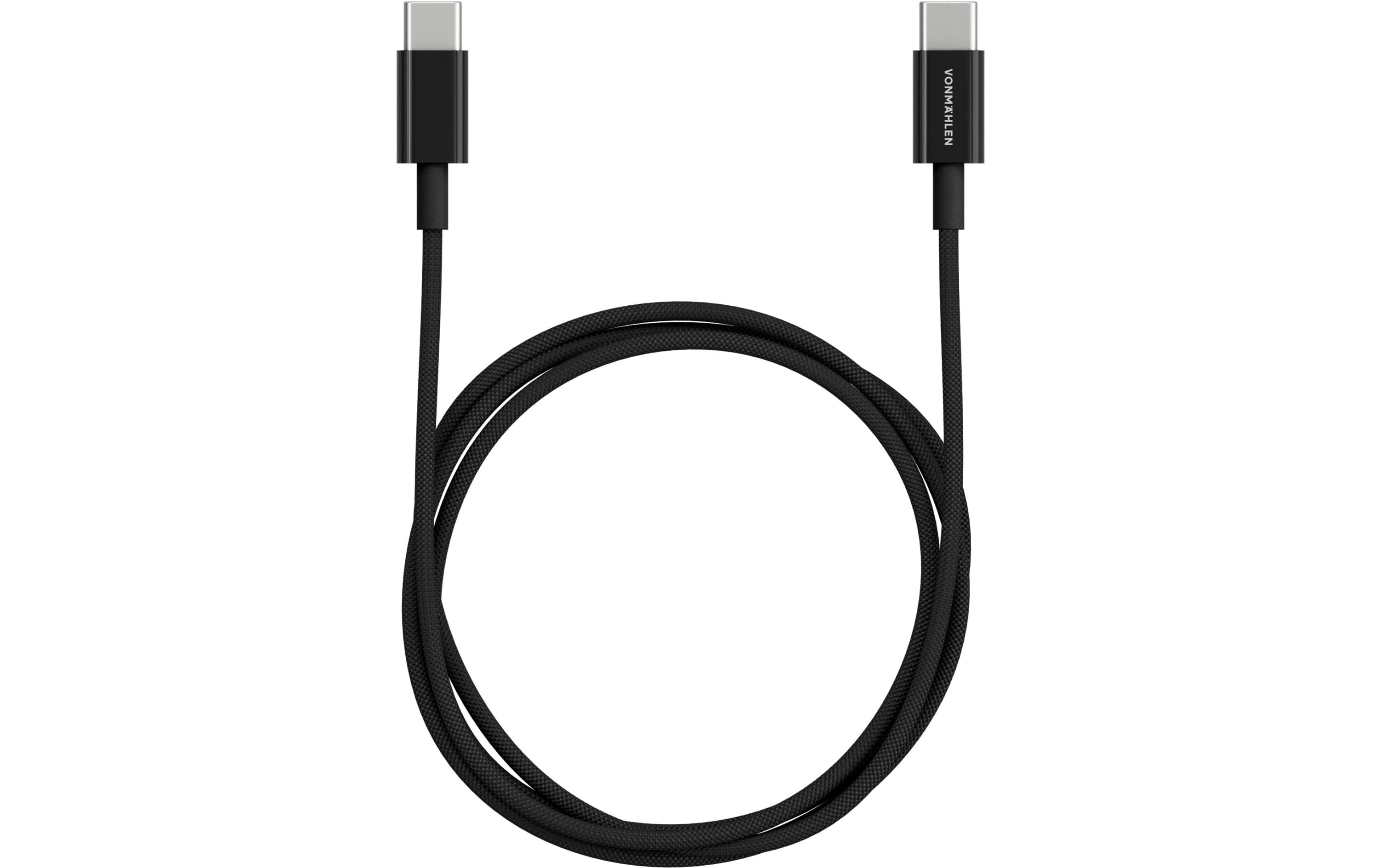 Vonmählen USB-C to USB-C Cable 60W / 1m Black