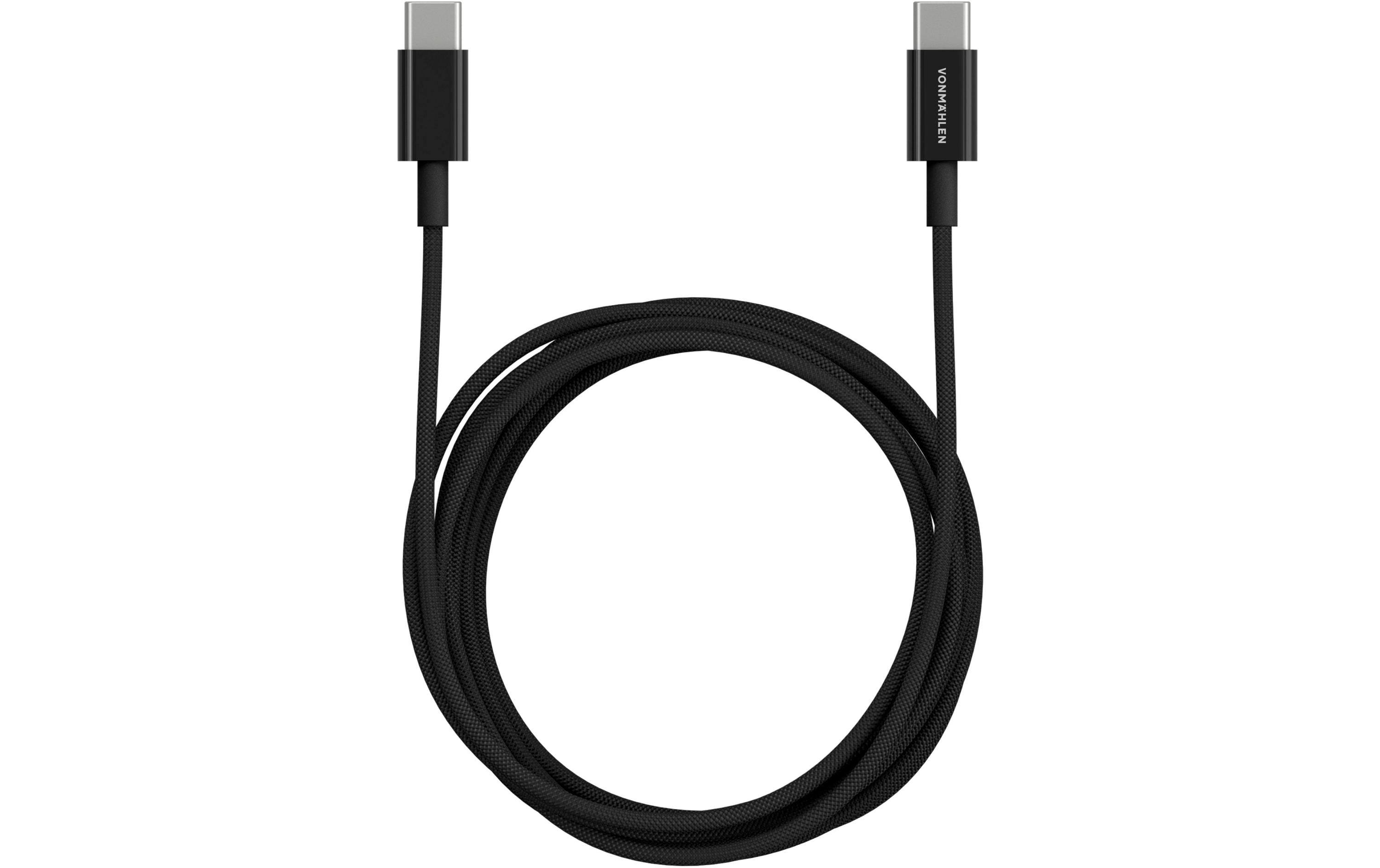Vonmählen USB-C to USB-C Cable 60W / 2m Black