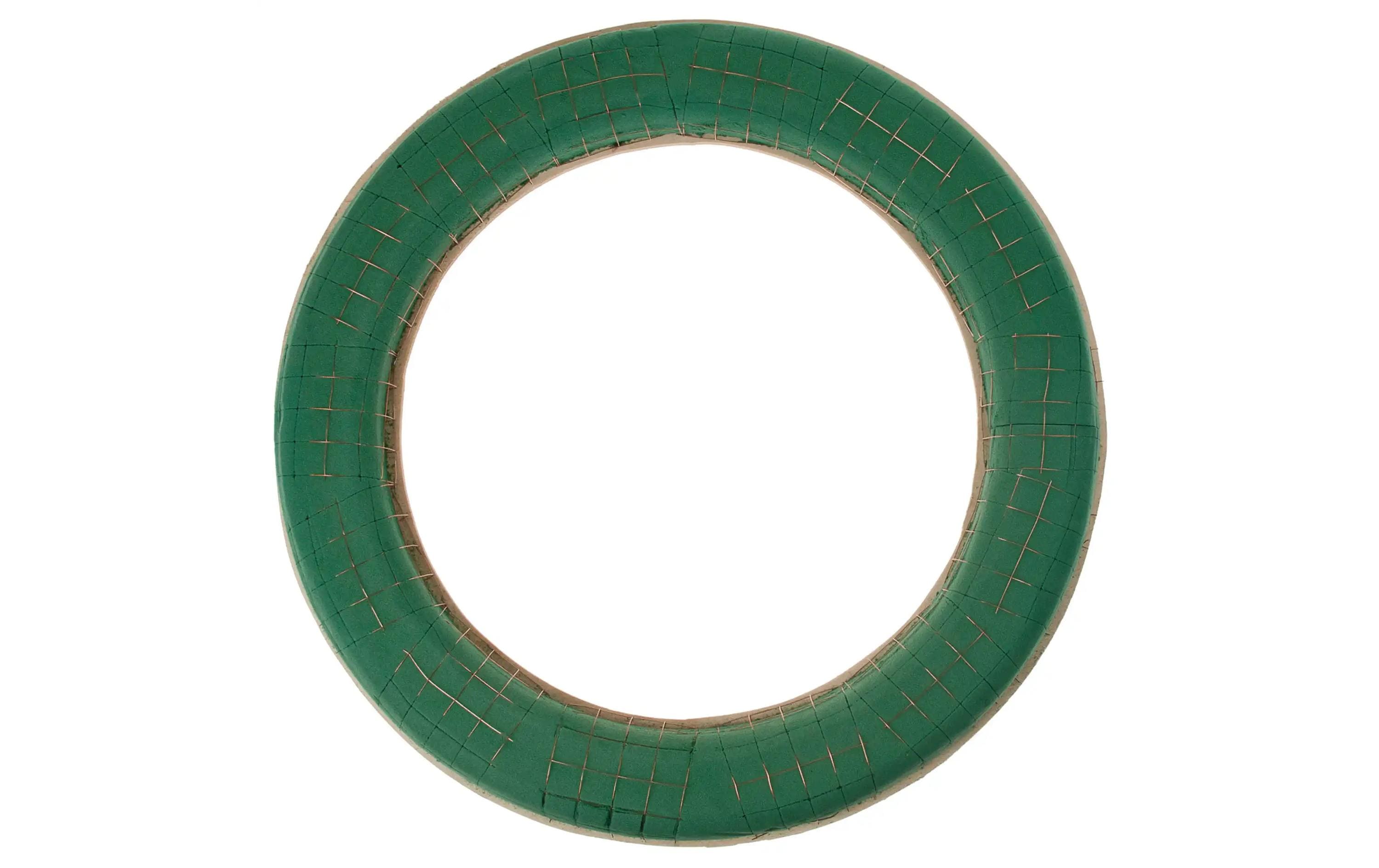 Optiflor Steckschaumkranz RINGO 55cm Durchmesser, für Nassblumen
