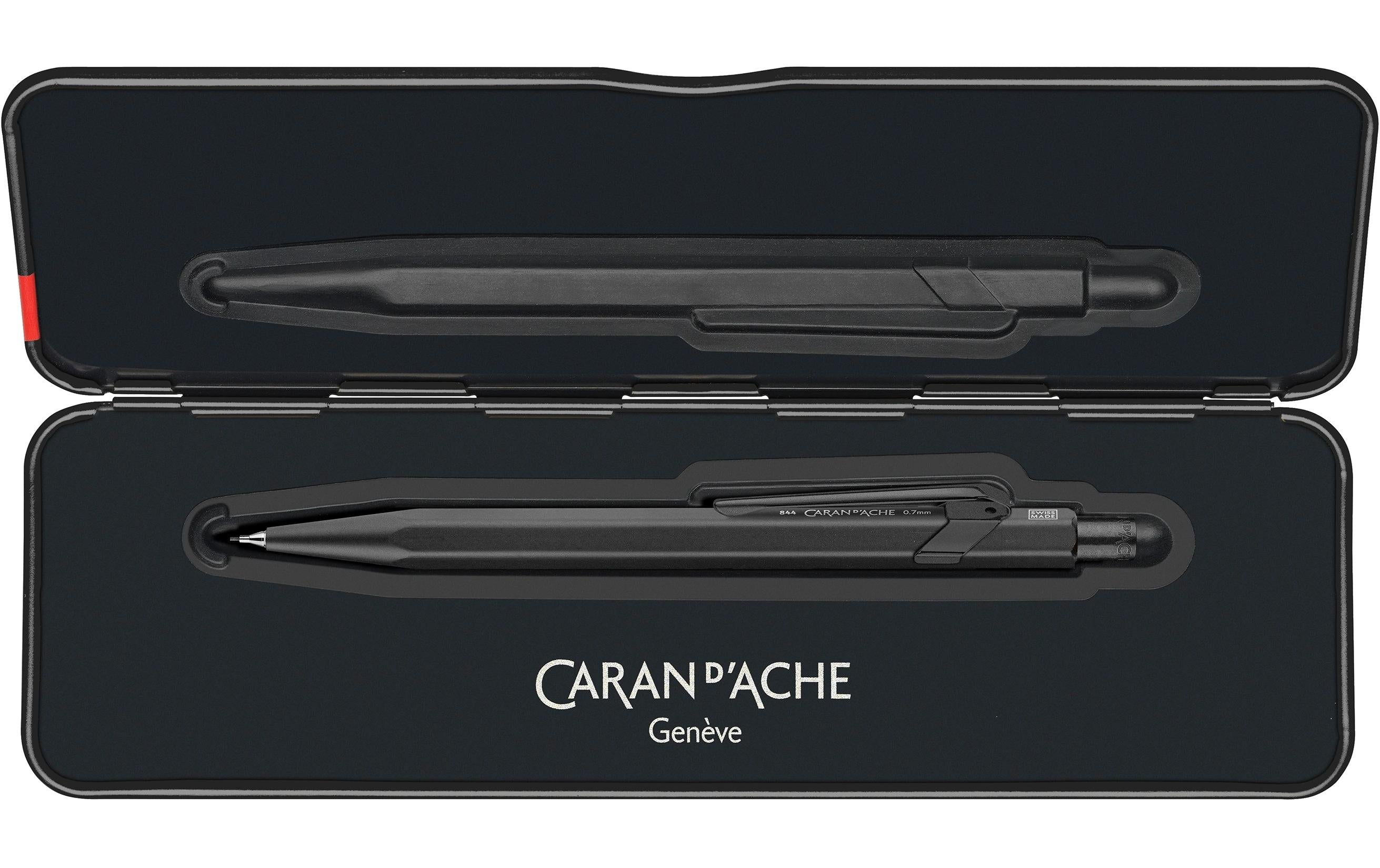 Caran d'Ache Druckbleistift 849 Black Code 0.7mm B, schwarz