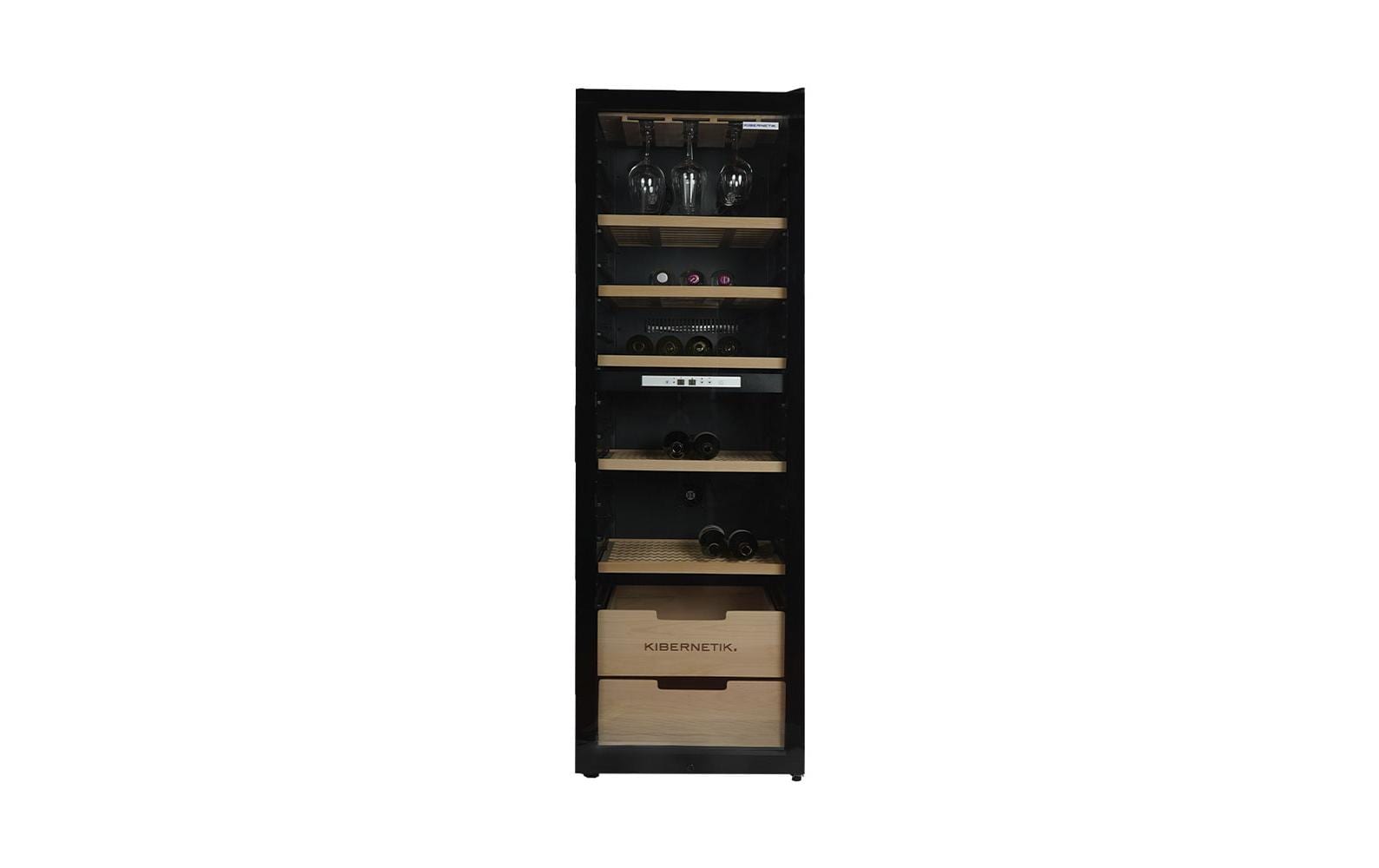 Kibernetik Weinklimaschrank WKH448D G, 2 Zone, 60W, 206 Fl