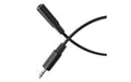 HDSupply 3.5mm Audio Klinken-Verlängerung 1.5m, schwarz, Stereo, Stecker - Buchse