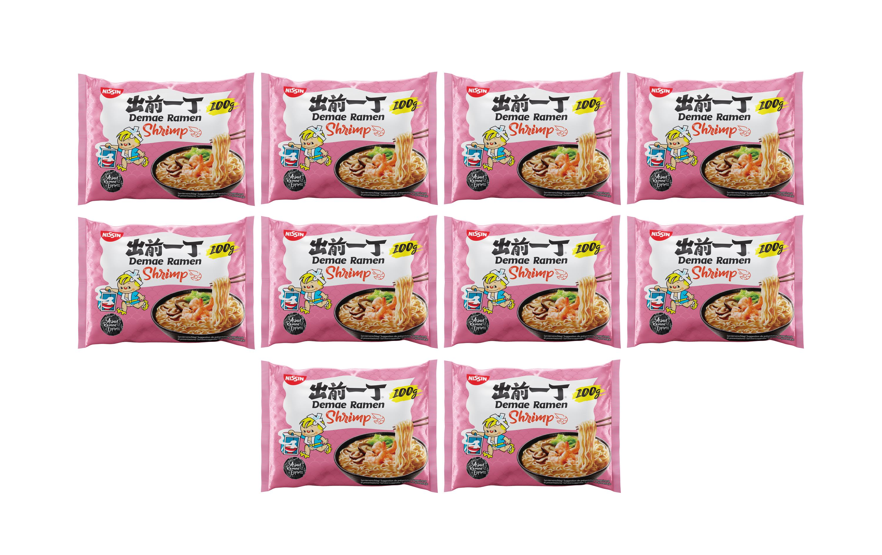 DEMAE RAMEN Nudelsuppe Crevetten 10er 10 x 100 g