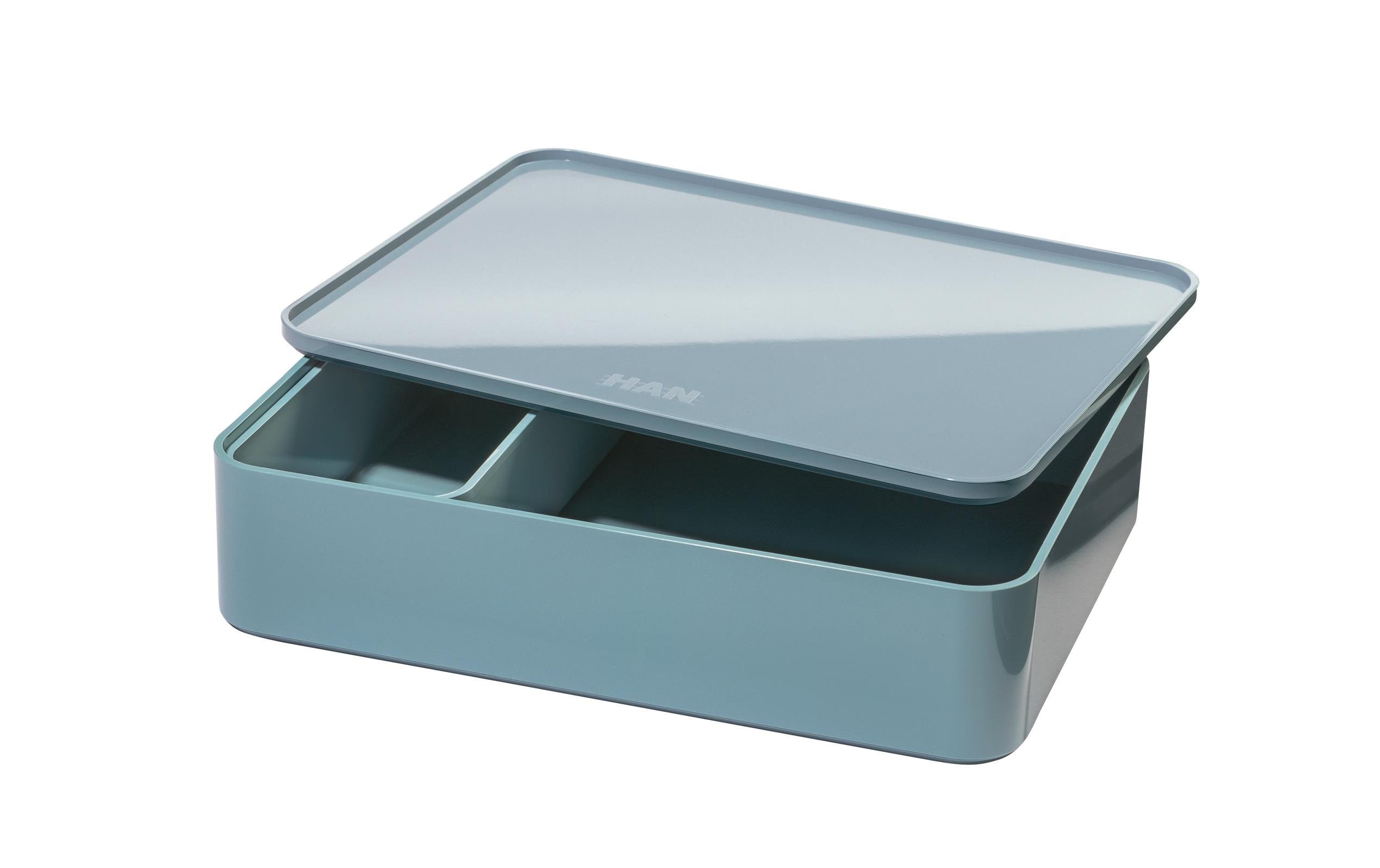 HAN Smart Organizer Utensilienbox mit Deckel, blau