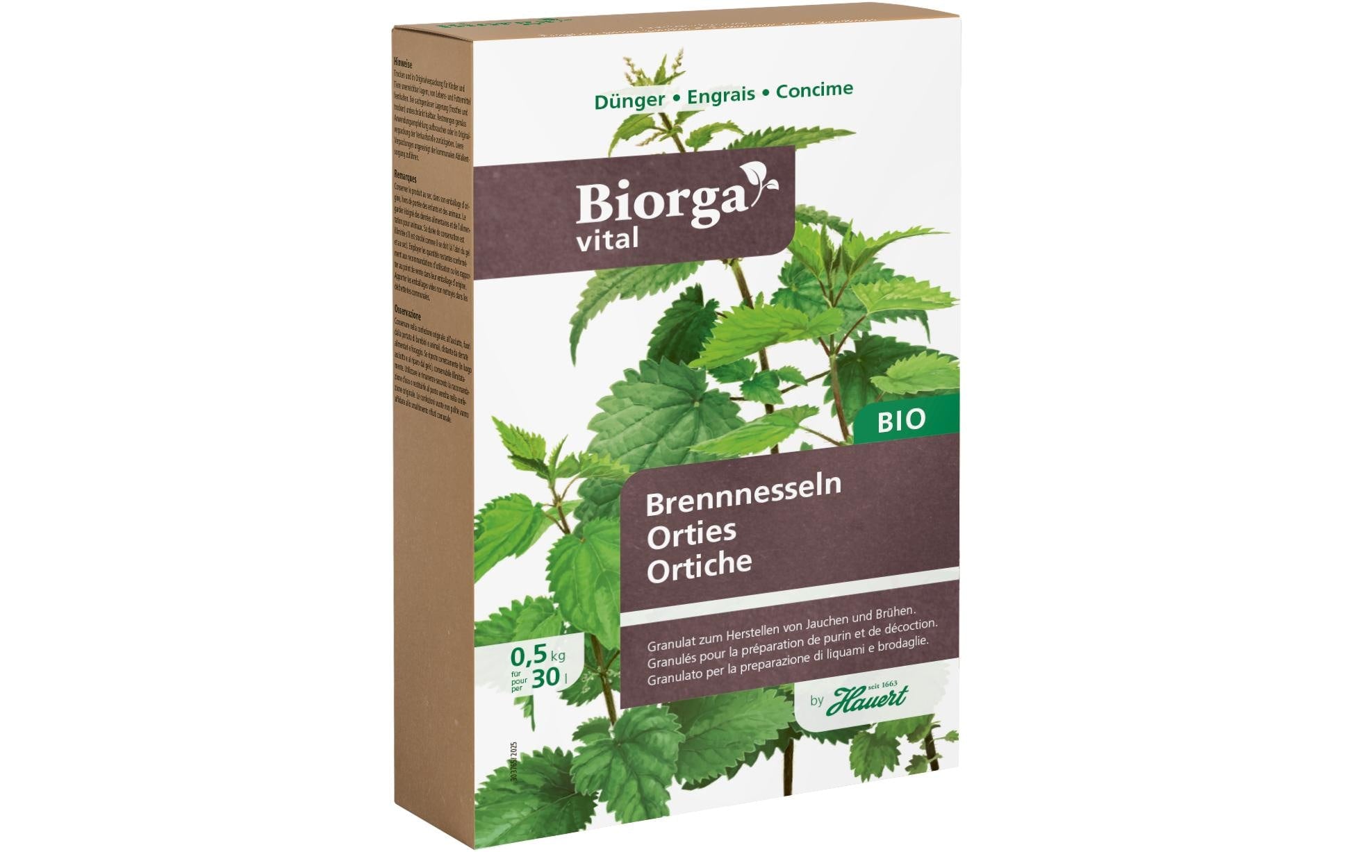 Hauert Biorga Vital Brennnesseln 0.5 kg