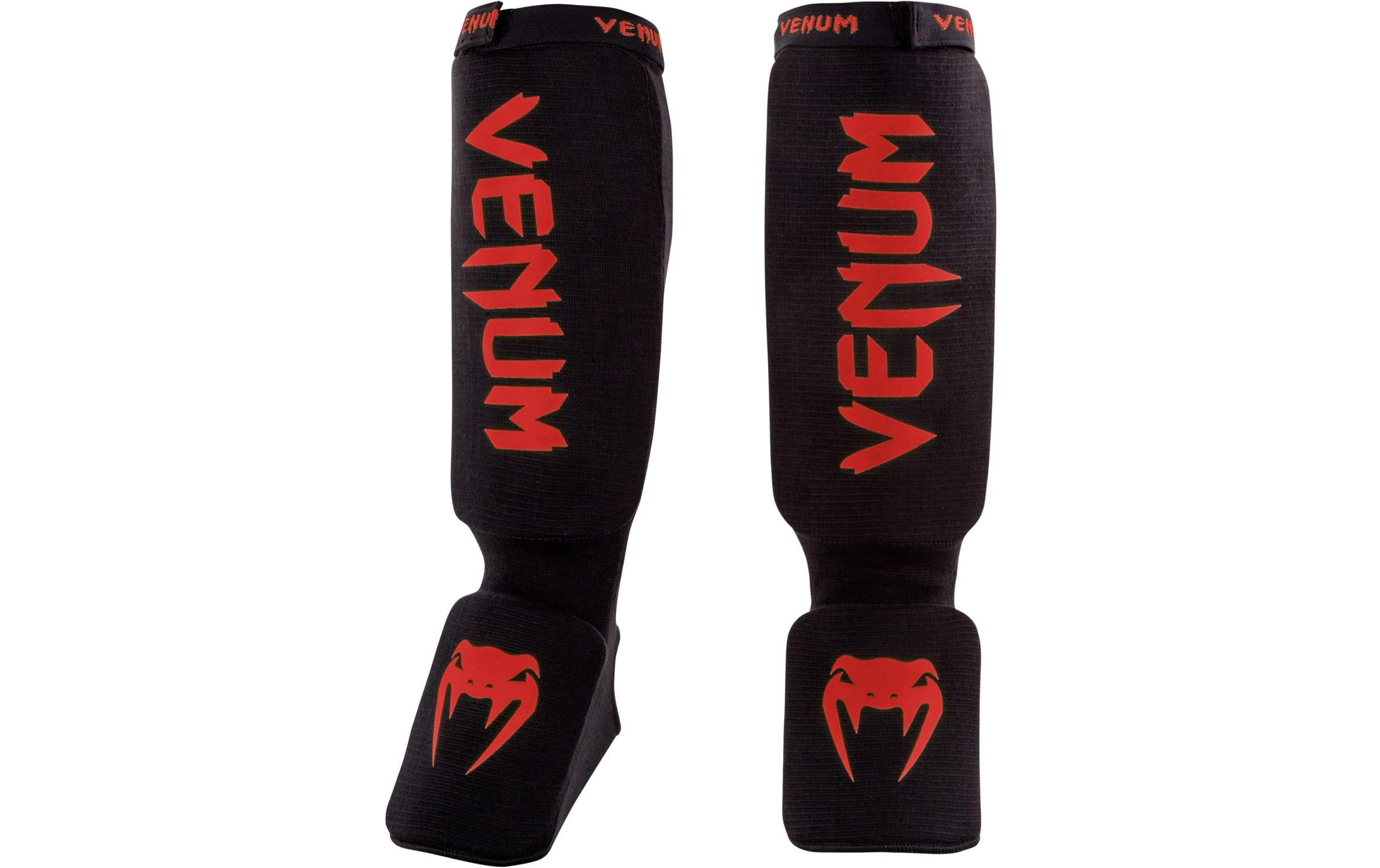 Venum Kontact Shinguards Gr.XL, Black/Red