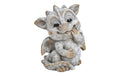 G. Wurm Ausfsteller Drache Polyresin, 12x17x9cm