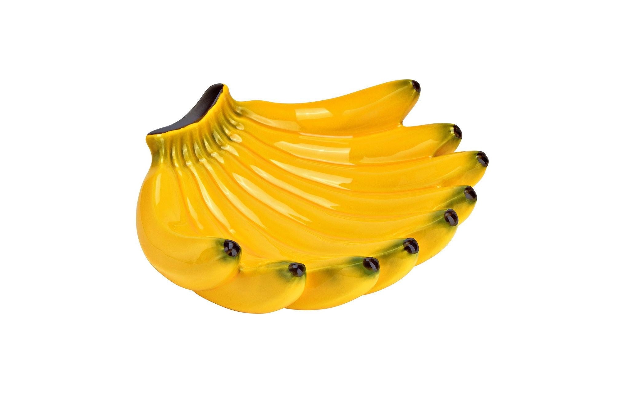 G. Wurm Schale Banane Keramik, 23x7x19cm