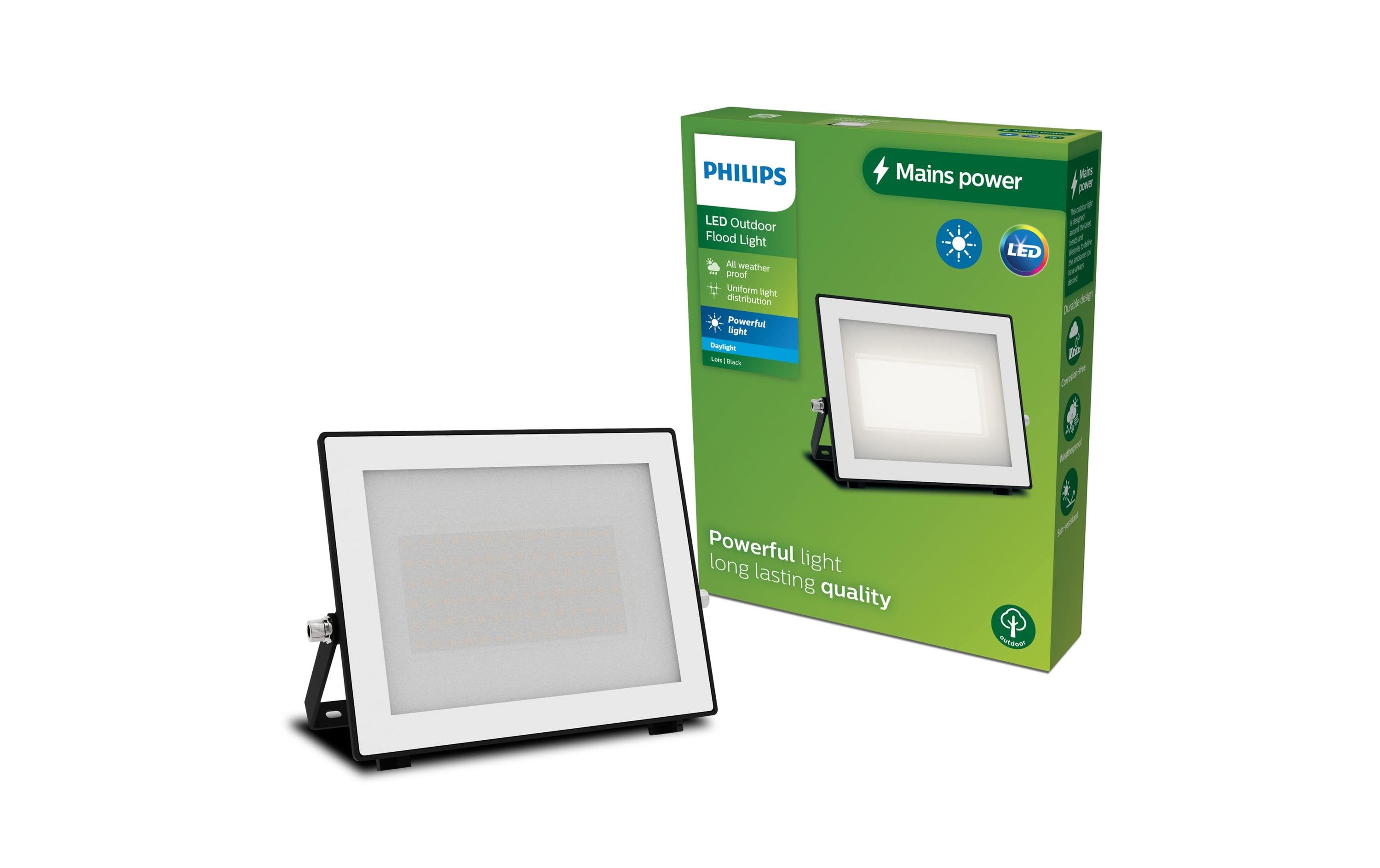 Philips Outdoor Flutlicht Lois 50W, 5000K, 4750lm, IP65
