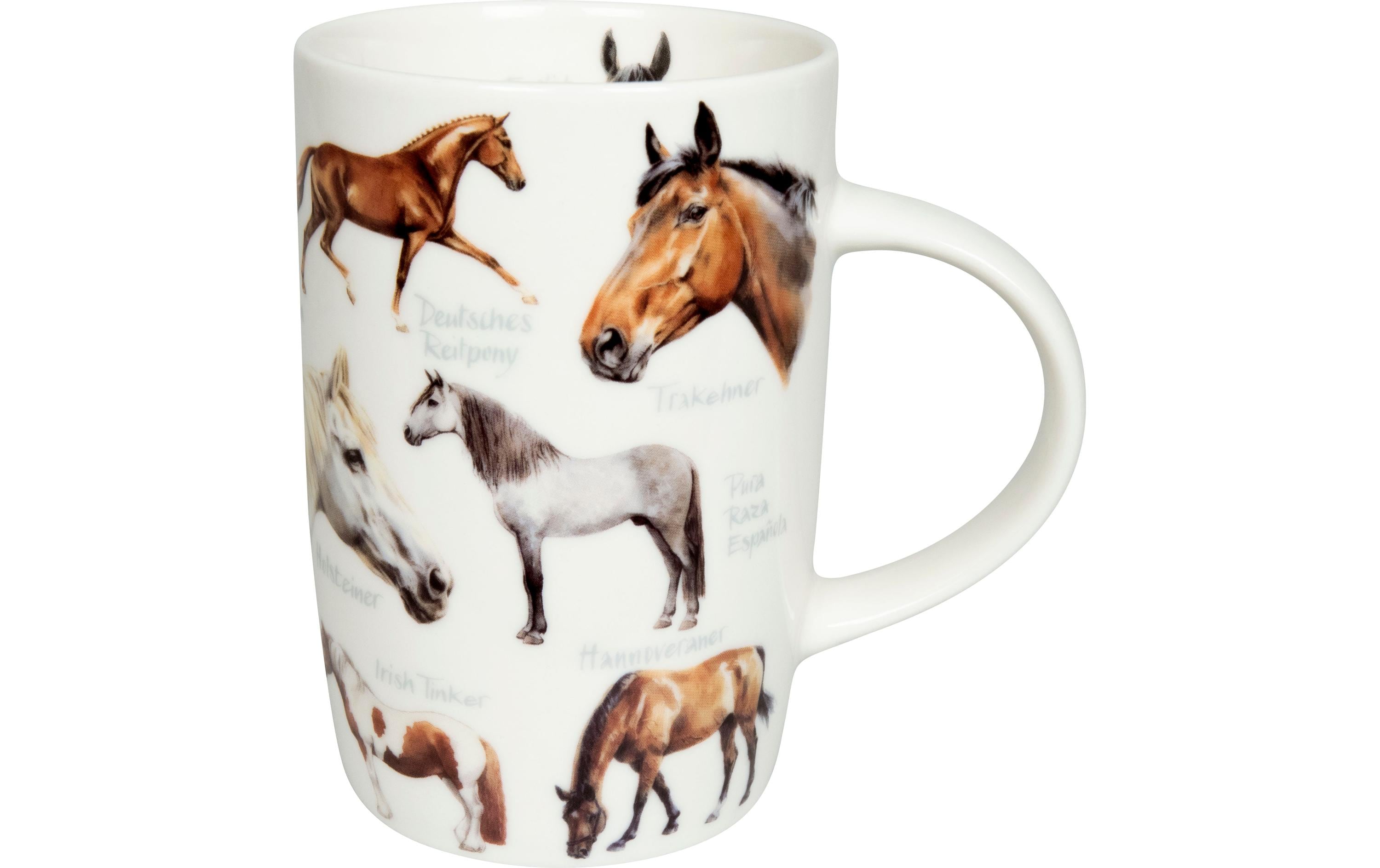 Könitz Becher Natures Diversitz - Horses 600ml, H: 130mm, B: 125mm, D: 88mm