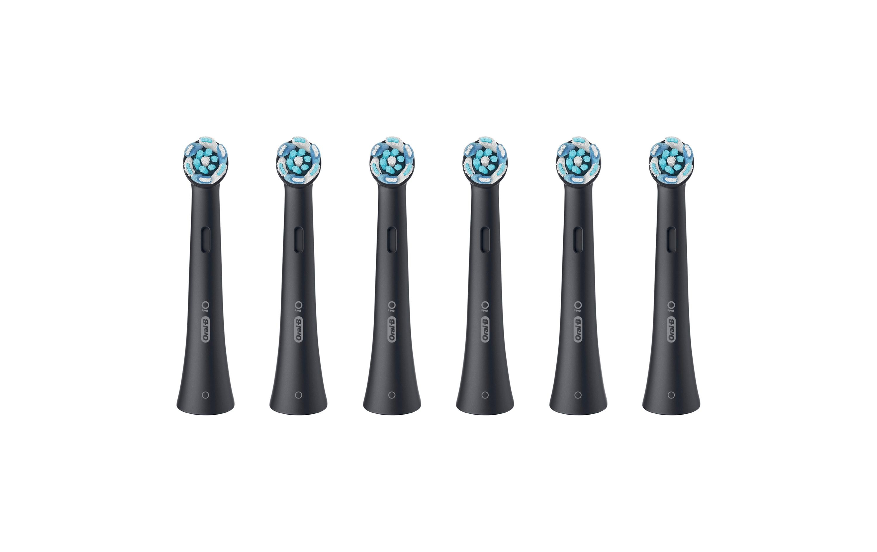 Oral-B Ersatzbürsten iO Ultimative Reinig. 6 Stück Ersatzbürsten schwarz