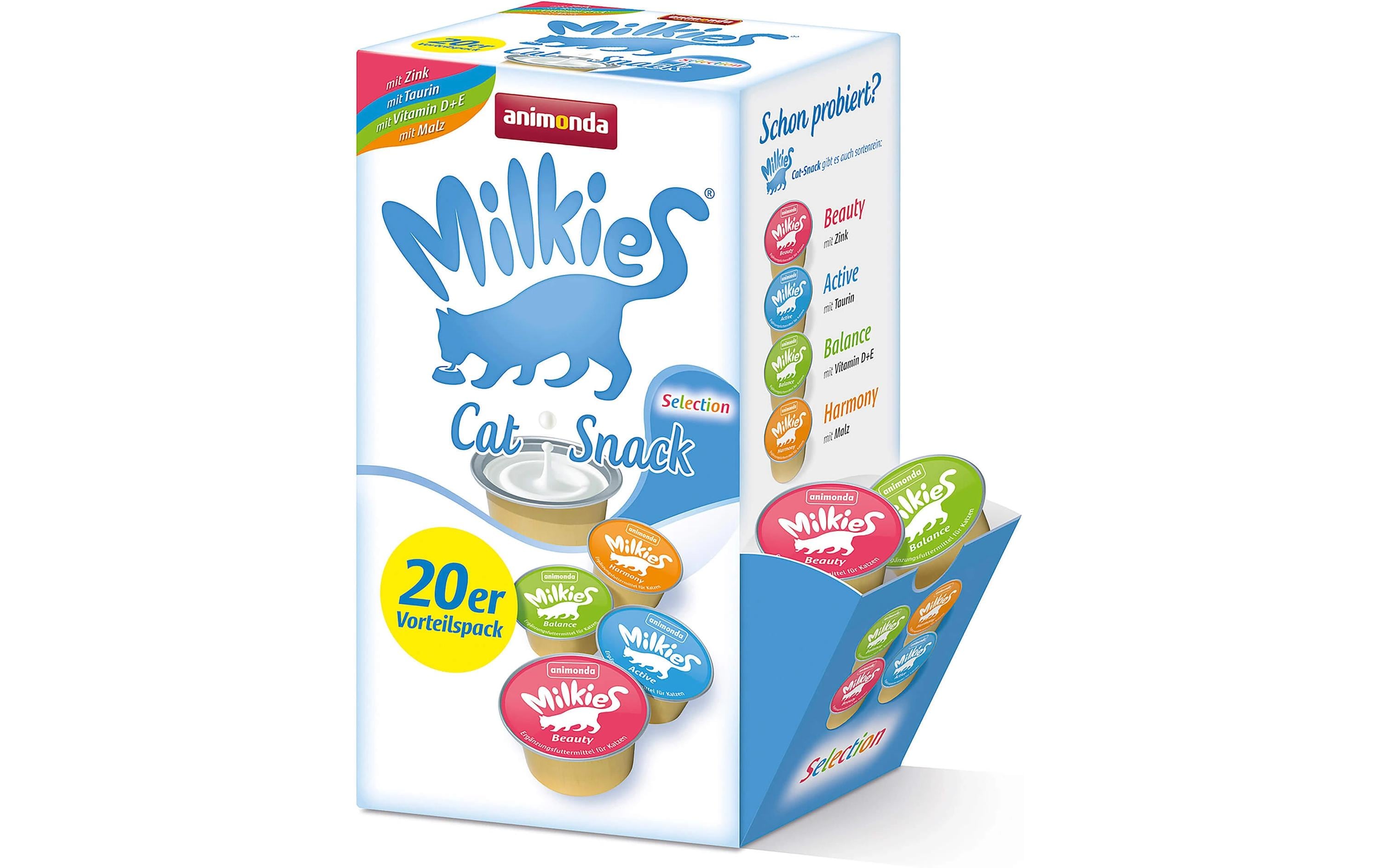 Animonda Cat Snack Milkies Selection 20x15g Topping